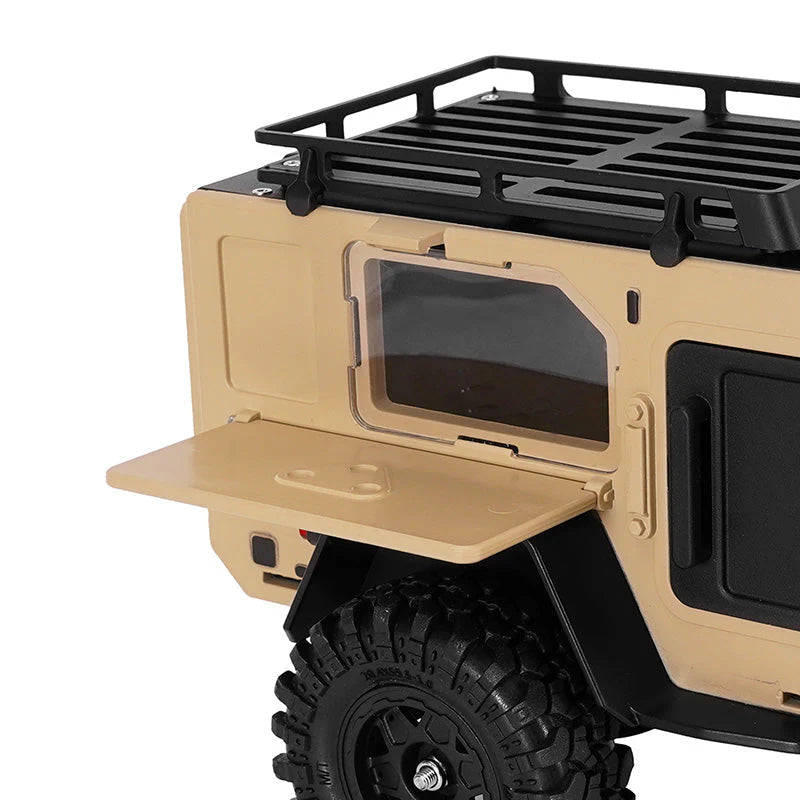 Remorque tout-terrain INJORA pour crawler 1/18 et 1/24 TRX4M SCX24 - DG-TC10YE