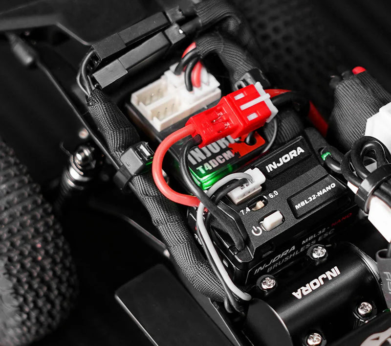 Ruban adhésif en tissu acétate INJORA 8/10mm pour câblage RC - Tool-71