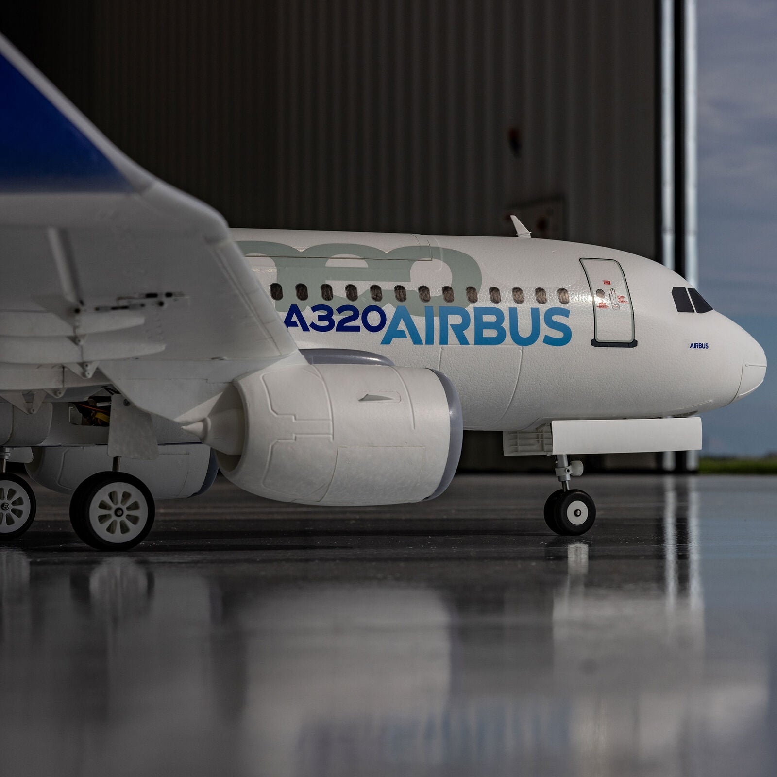 Airbus A320neo Twin 64mm EDF BNF Basic AS3X + SAFE - EFL1493
