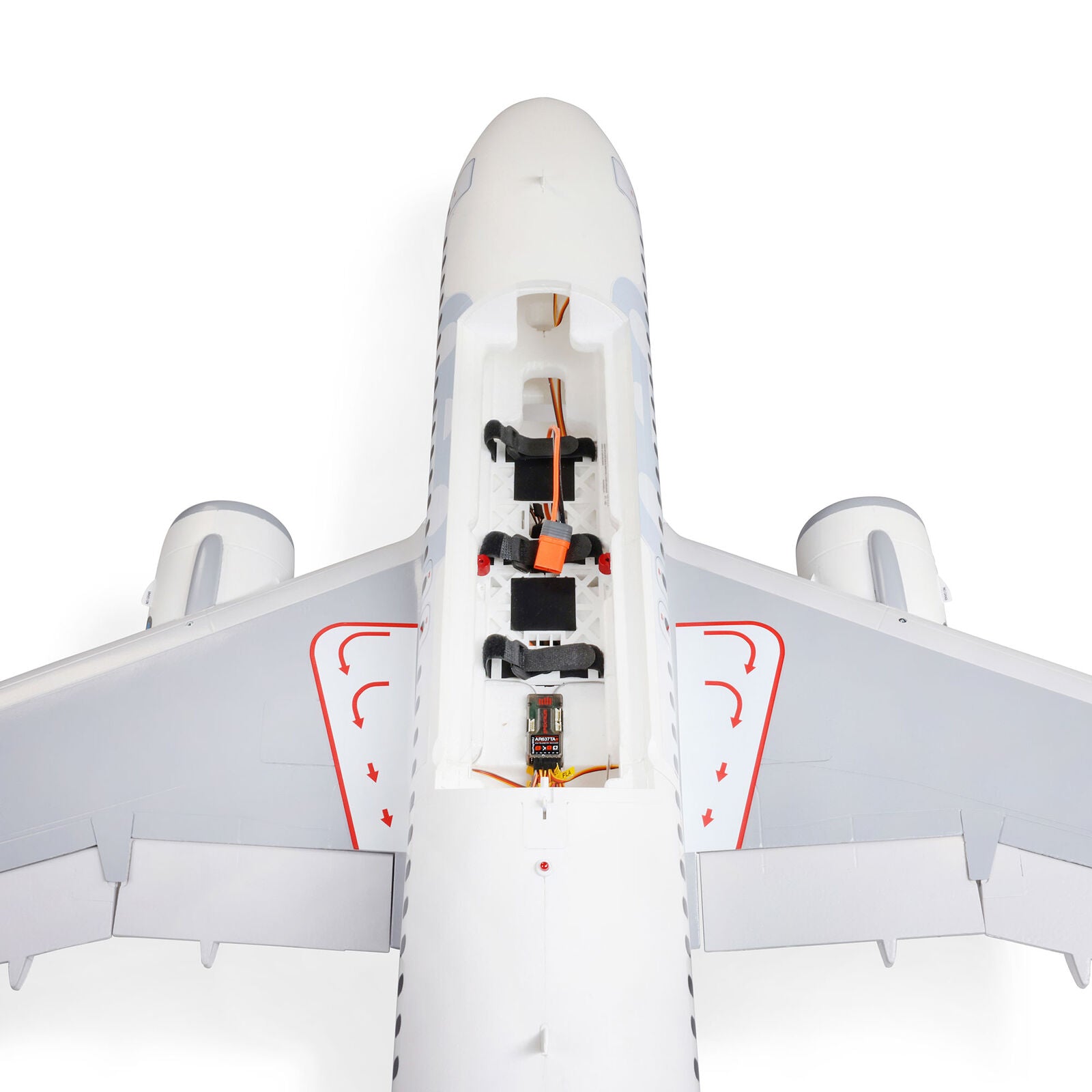 Airbus A320neo Twin 64mm EDF BNF Basic AS3X + SAFE - EFL1493