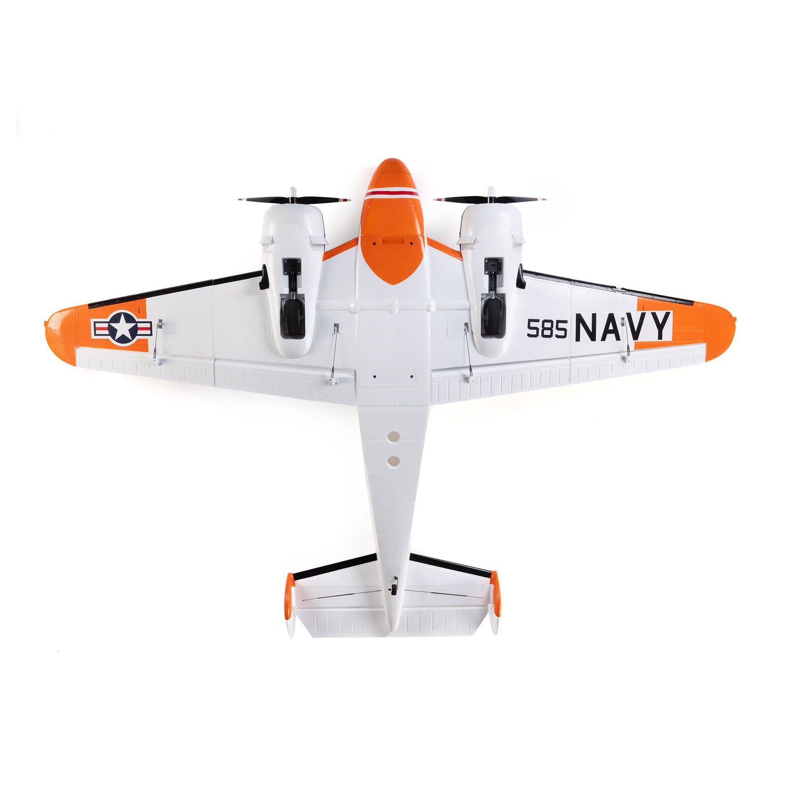 E-Flite Beechcraft D18 RC-45J 1.5m AS3+ SAFE BNF EFL3726