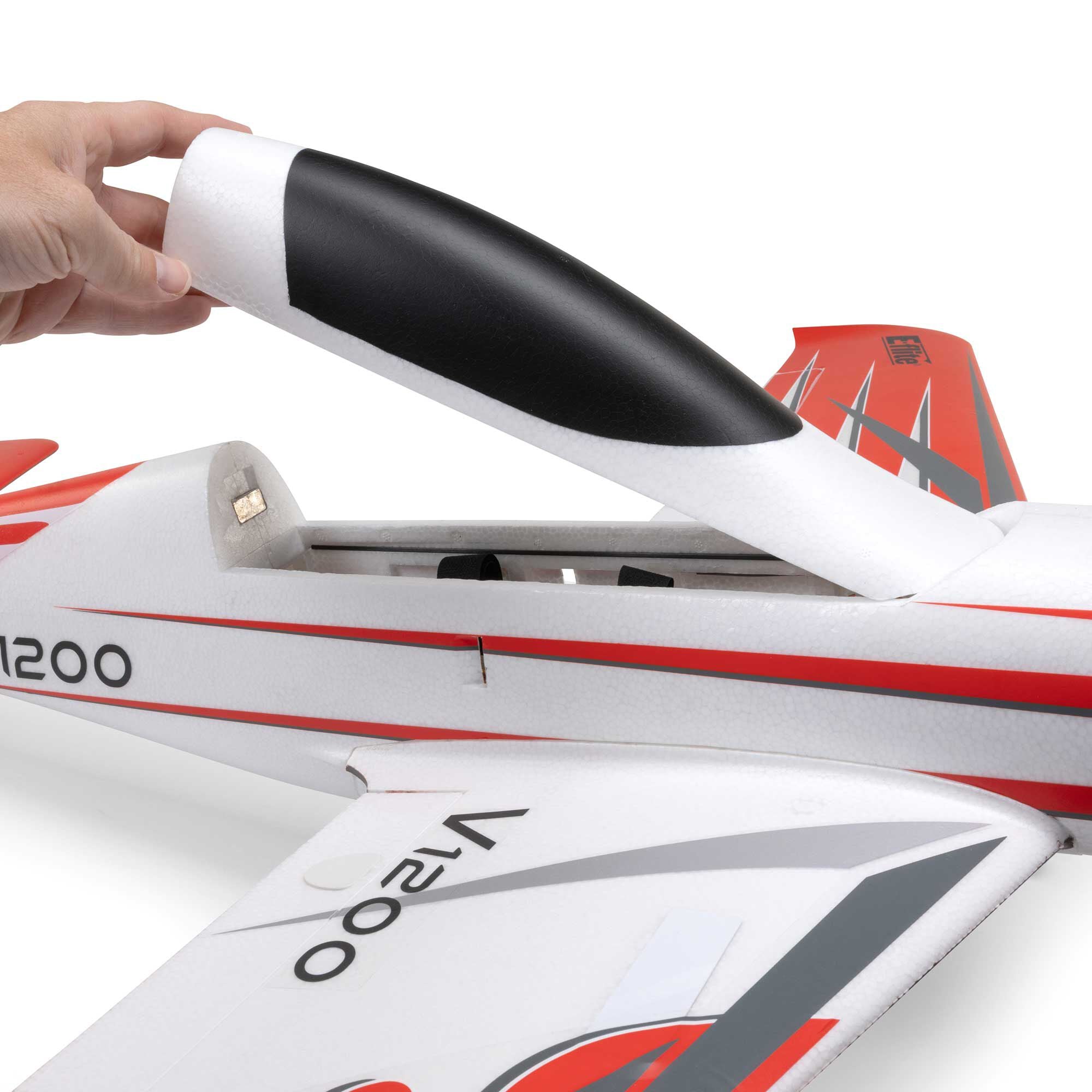 V1200 1.2m BNF Basic avec AS3X+ SAFE EFL120050