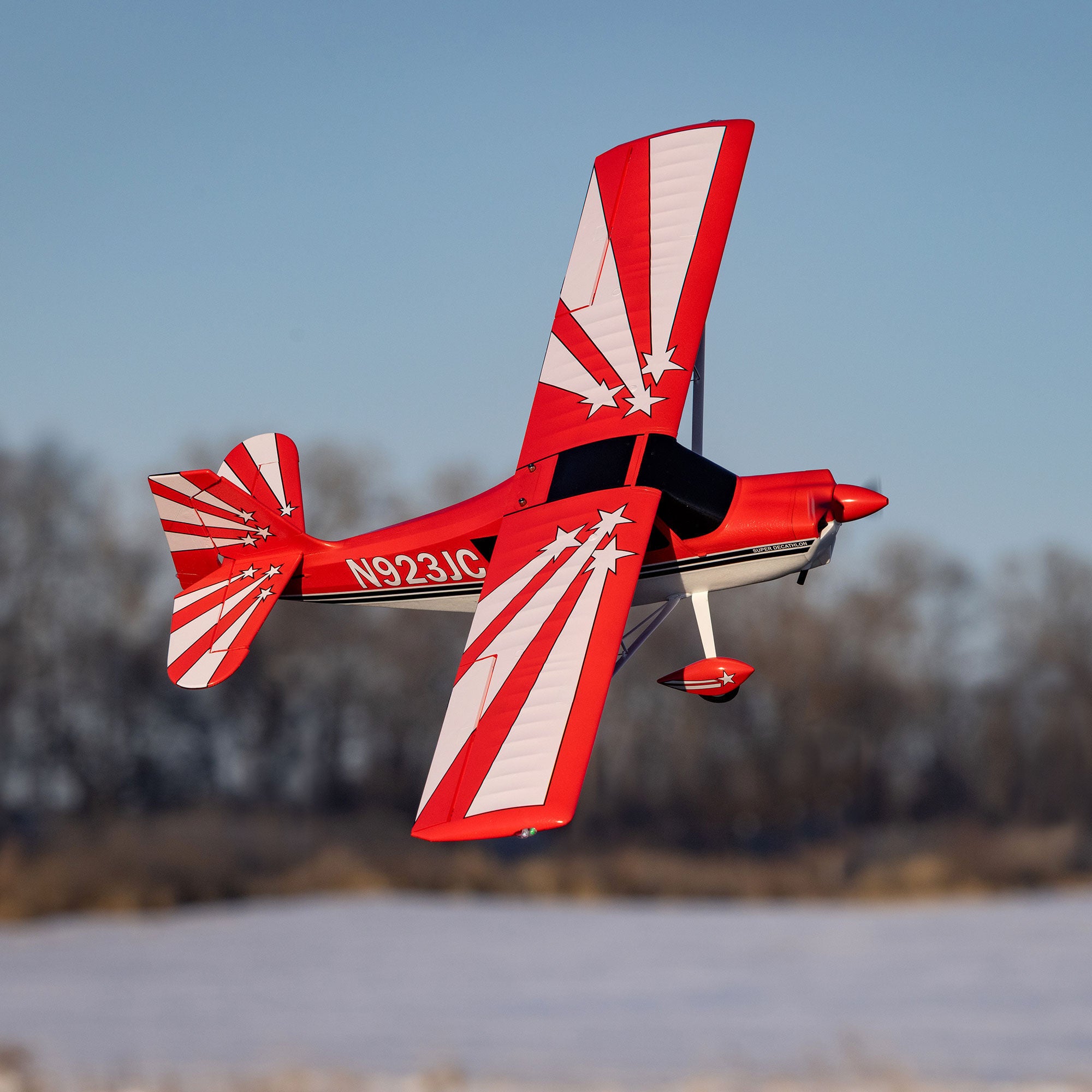 Avion RC E-Flite Super Decathlon 1.2m PNP - EFL20575 - Breizh Modélisme.