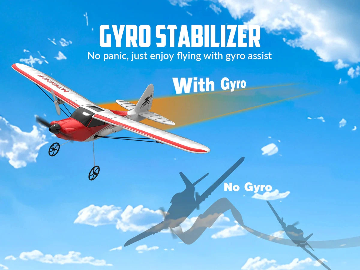 Avion RC débutant V761-4 Volantex SPORT CUB 500 4CH avec stabilisateur de vol