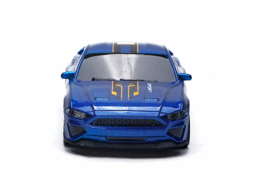 Voiture de drift E-ZEE RC 1/43 muscle avec gyro bleu