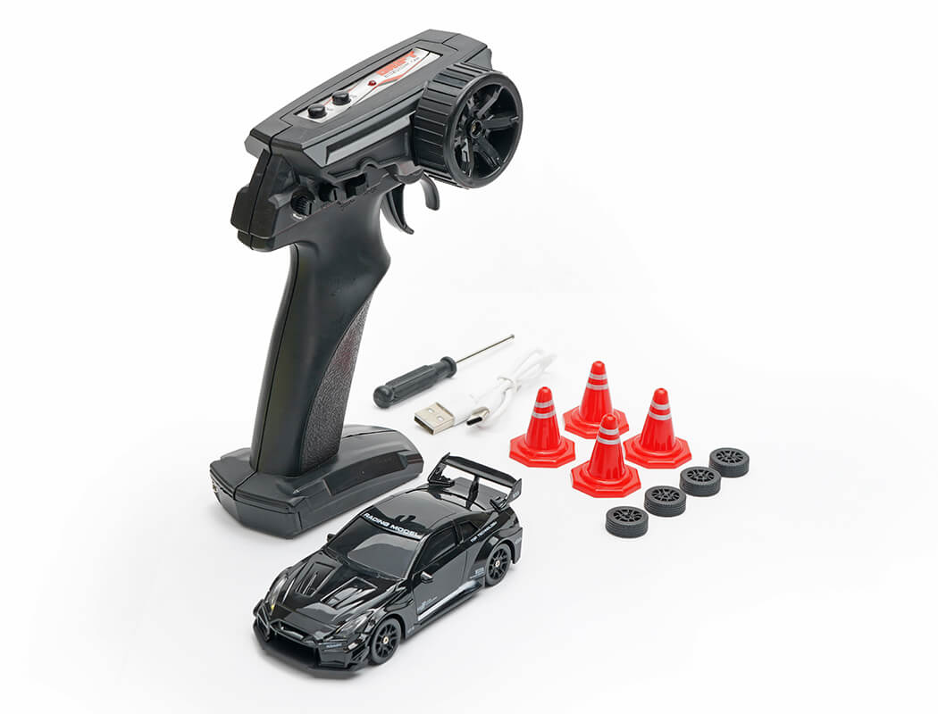 Voiture de drift E-ZEE RC 1/43 350Z avec gyro noire