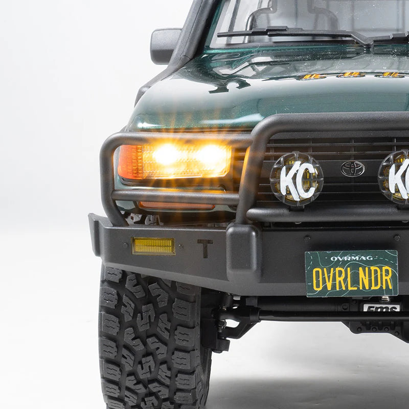 1/10 Toyota Land cruiser 80 FCX10 brushless ARTR kit (RS) vert - FMS11042RS-GN-BL - Breizh Modélisme.