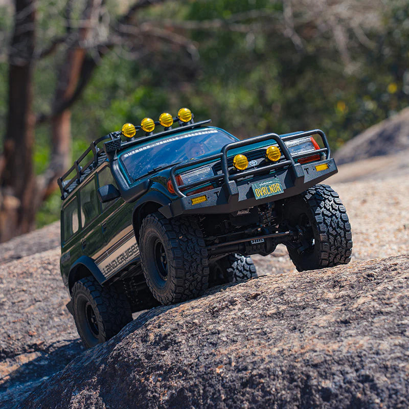 1/10 Toyota Land cruiser 80 FCX10 brushless ARTR kit (RS) vert - FMS11042RS-GN-BL - Breizh Modélisme.