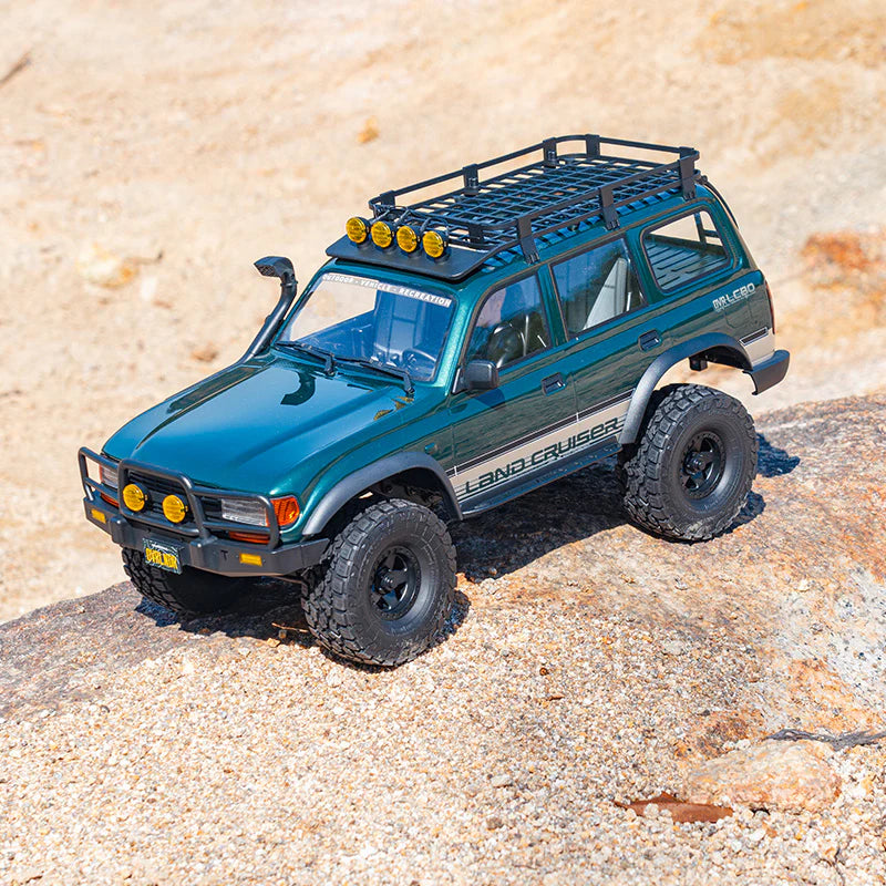 1/10 Toyota Land cruiser 80 FCX10 brushless ARTR kit (RS) vert - FMS11042RS-GN-BL - Breizh Modélisme.