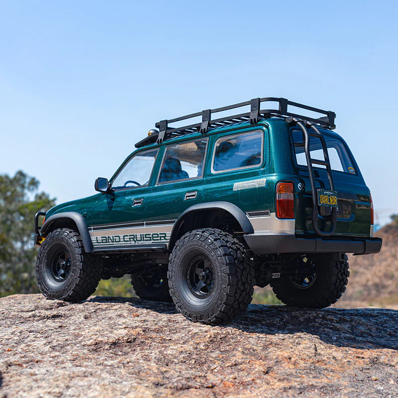 1/10 Toyota Land cruiser 80 FCX10 brushless ARTR kit (RS) vert - FMS11042RS-GN-BL - Breizh Modélisme.
