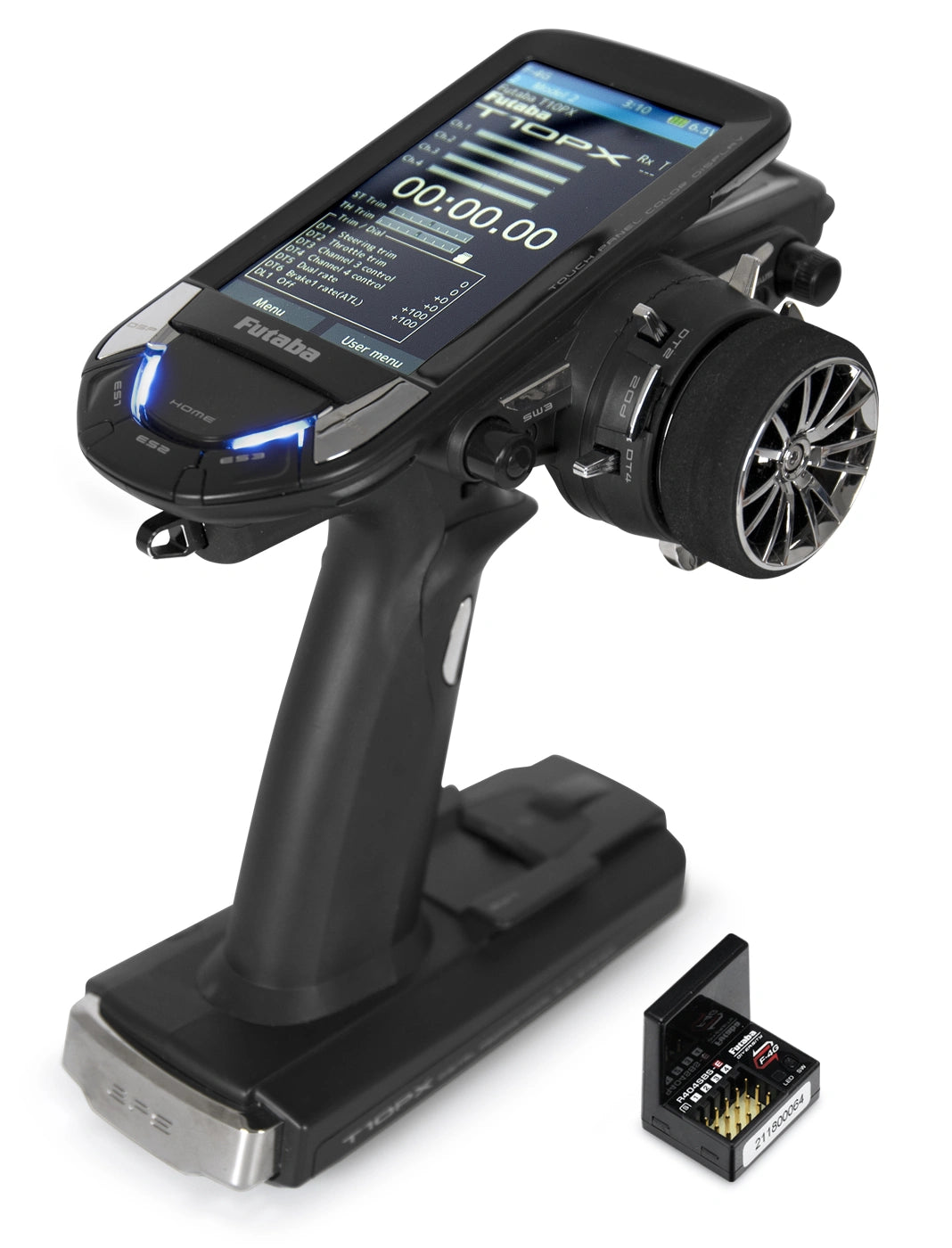 Futaba T10PXE F-4G/SR/T-FHSS + récepteur R404SBS-E 2.4GHz