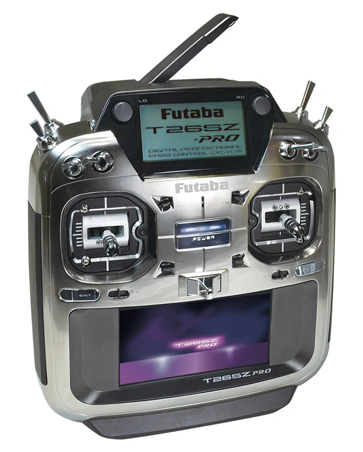 Radio Futaba T26SZ-PRO FASSTest26, R7214SB, 2S LiPo - FP05003235-3 - Breizh Modélisme.