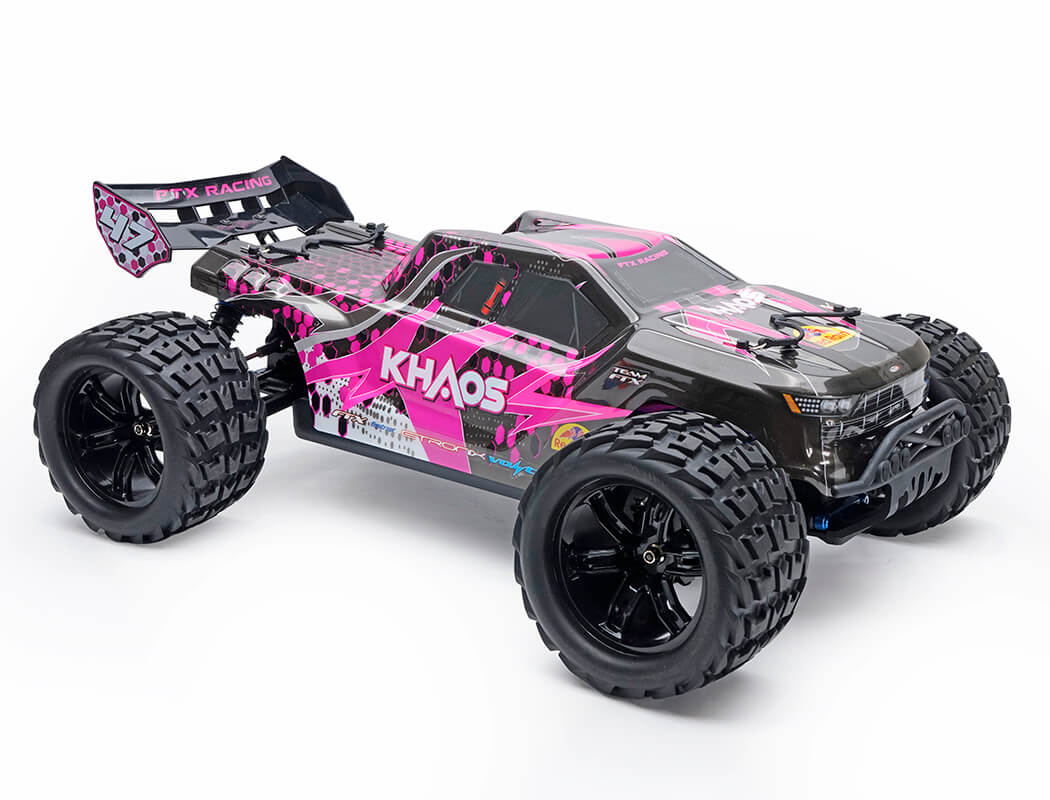 FTX Khaos 1/10 Tout Terrain Brushless 3S 4WD 5564 fushia