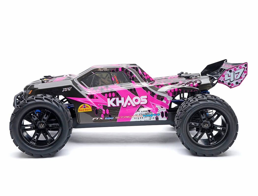 FTX Khaos 1/10 Tout Terrain Brushless 3S 4WD 5564 fushia