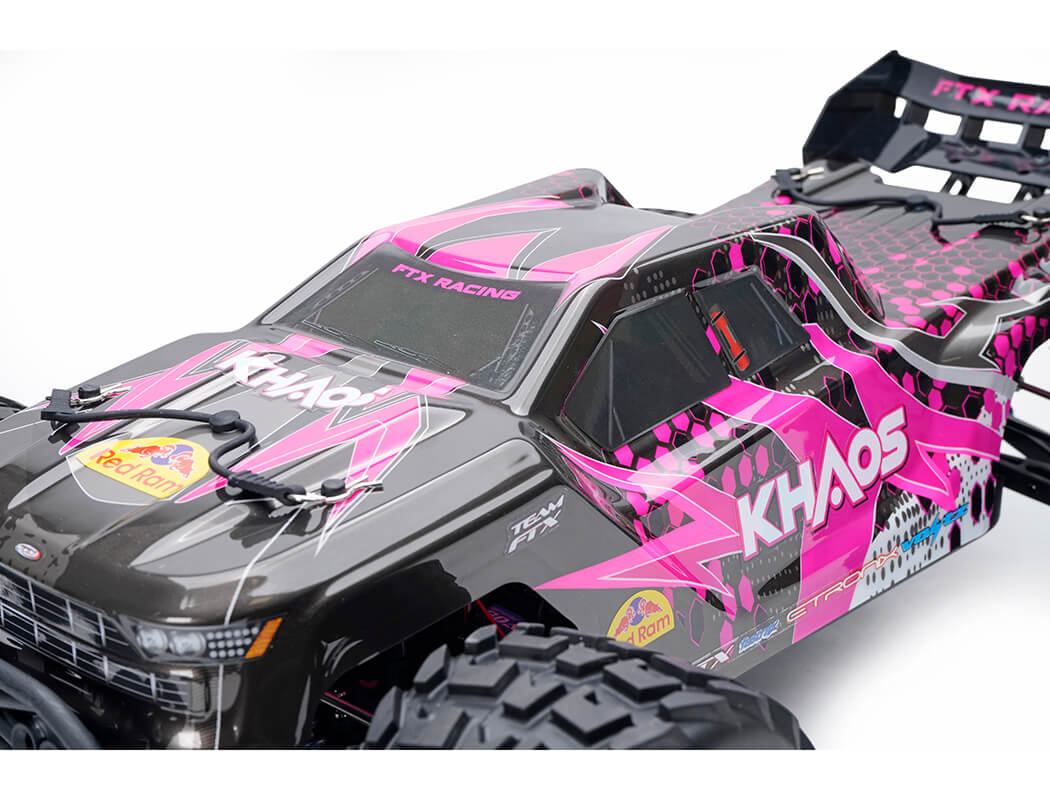 FTX Khaos 1/10 Tout Terrain Brushless 3S 4WD 5564 fushia
