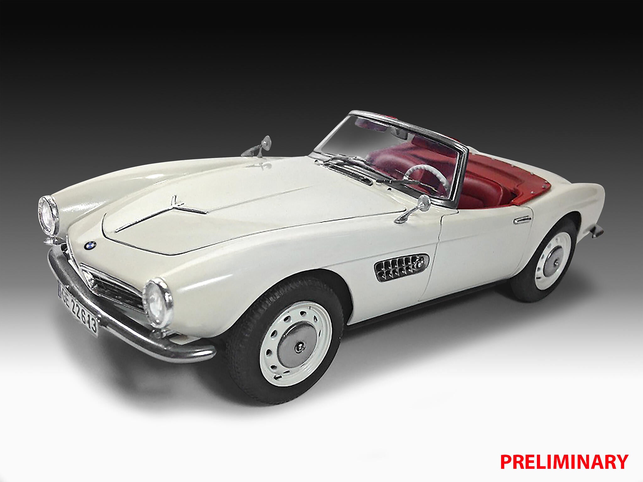 Maquette Motor Max BMW 507 1955, échelle 1/24, Voiture Neuve