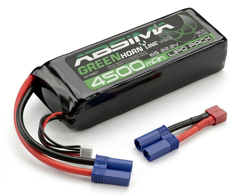 Batterie Lipo 6S 22.2V bashing 4500mAh 50C EC5 et Dean T