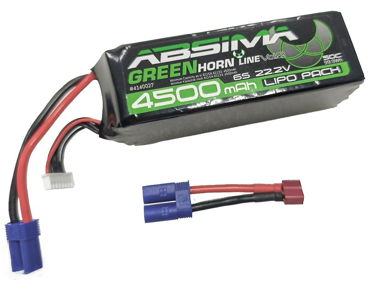 Batterie Lipo 6S 22.2V 4500mAh 50C SC (EC5/DEAN) - 4140027