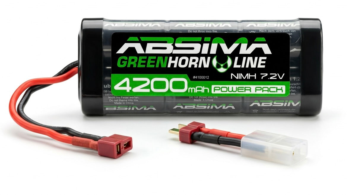 Batterie Ni-Mh 4200mAh 7.2V Tamiya + dean - 4100012