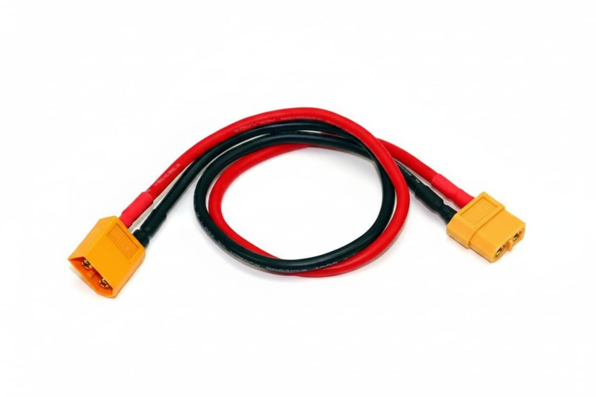 Câble pour chargeur sortie XT60 - XT60 vers XT60 - Fils plat 14AWG / 30cm