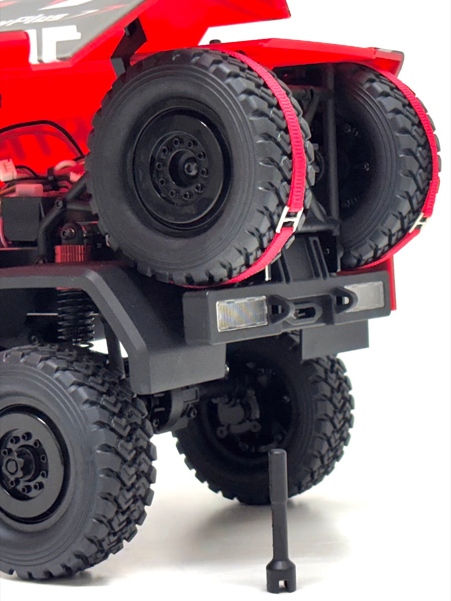 Hobby Plus DKR-4 Fortis 1/18 Brushless RTR – Rally Truck 4WD rouge - Breizh Modélisme.