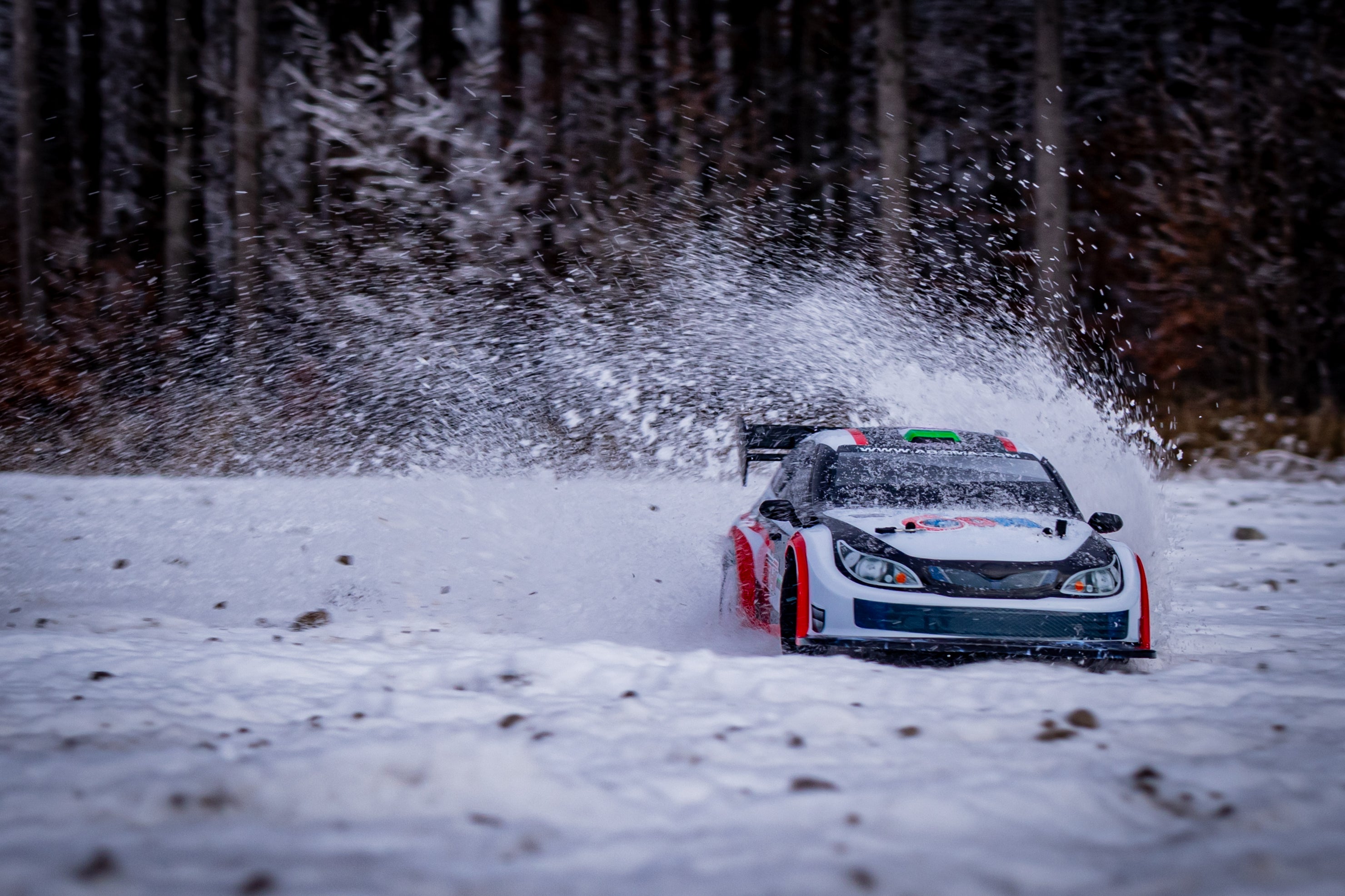 Rallye Absima 1/10 "STi-X" charbon 4WD RTR 12233 version Pack