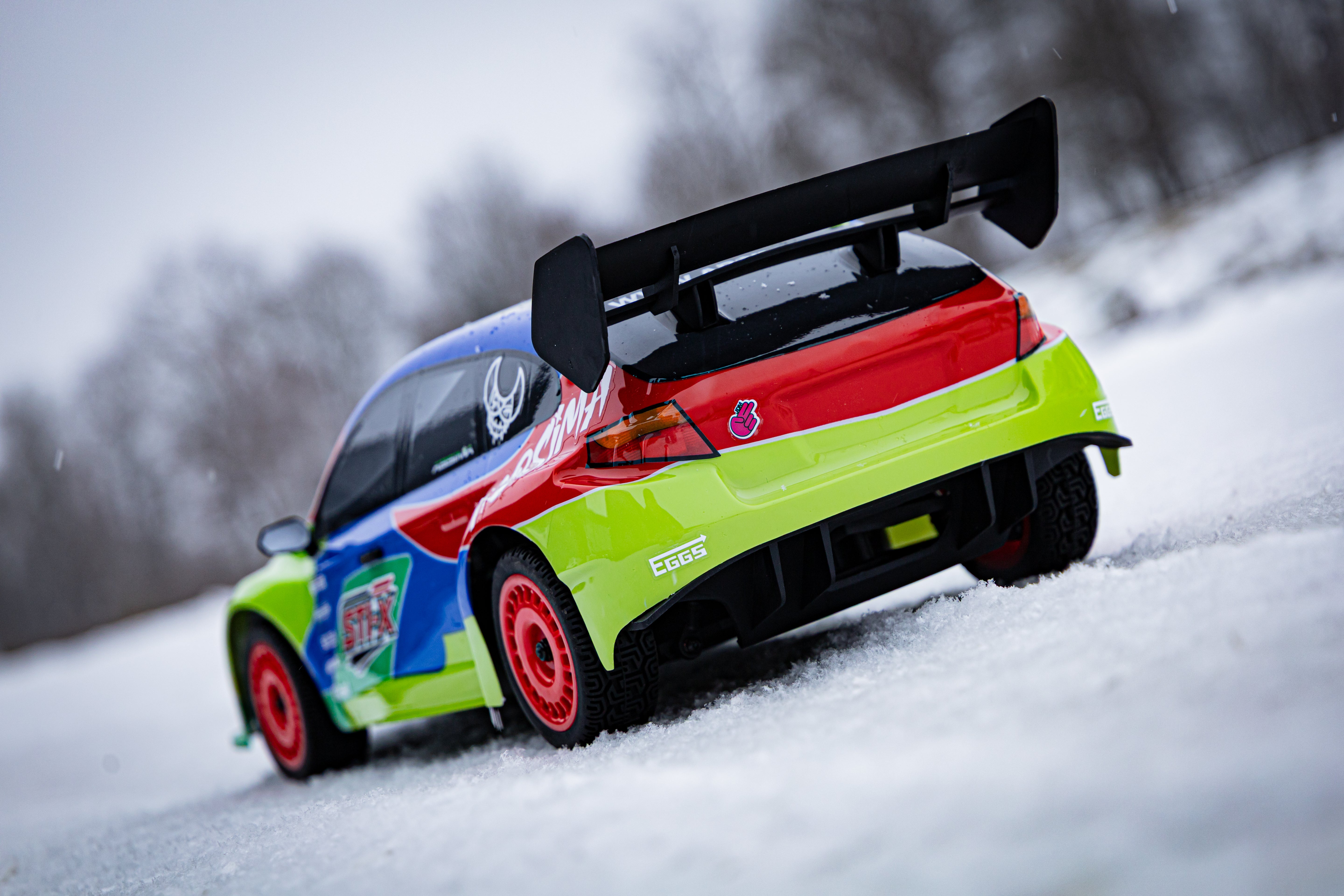 Rallye Absima 1/10 "STi-X" brushless 4WD RTR 12234 version Pack lipo 2S