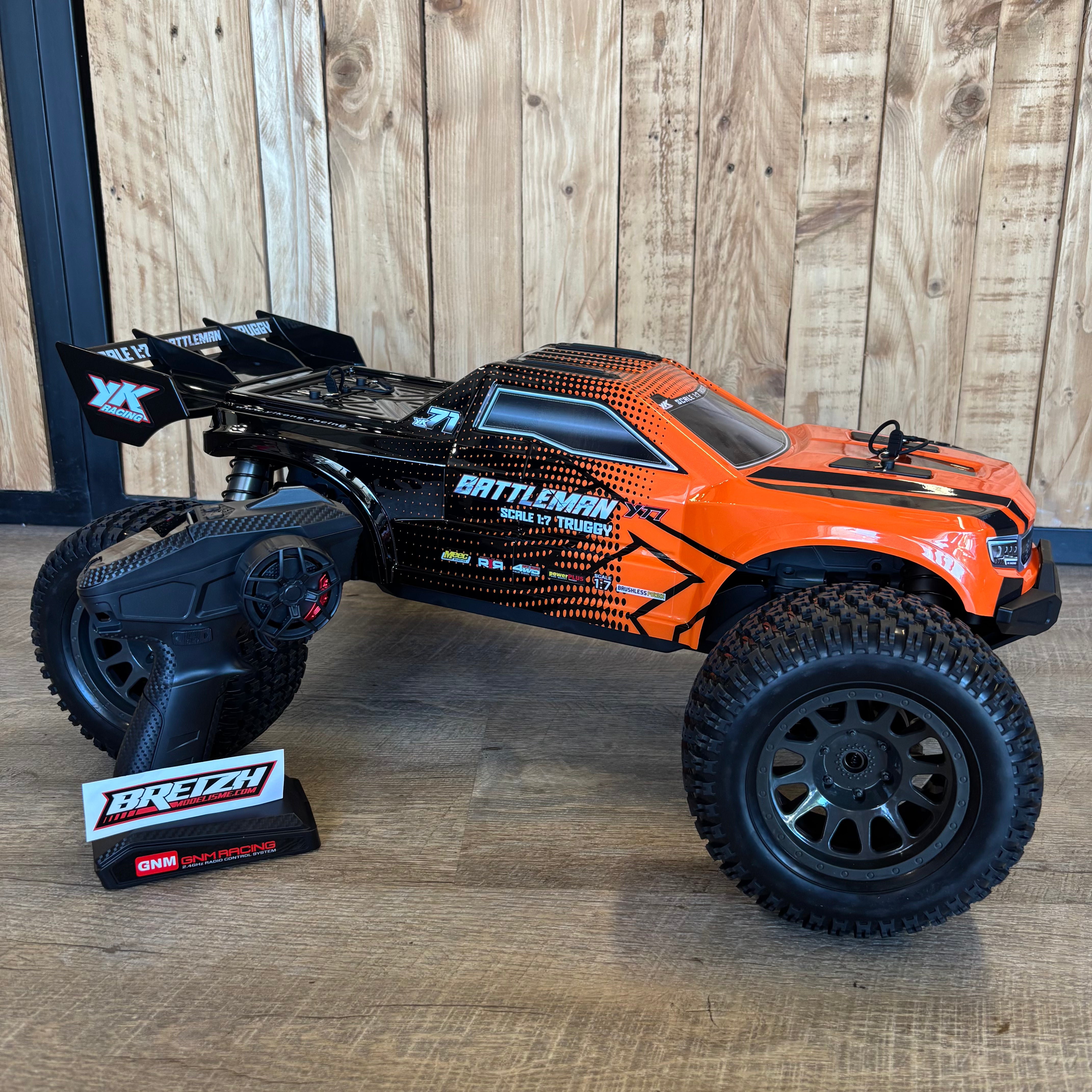 Yikong YT7 SE BATTLEMAN 1/7 Truggy 4WD Brushless Orange