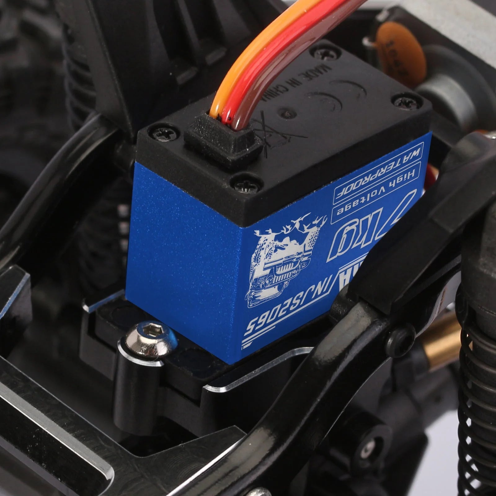 Servomoteur numérique INJORA 7 kg haute tension étanche 2065 avec support 1/18 TRX4M
