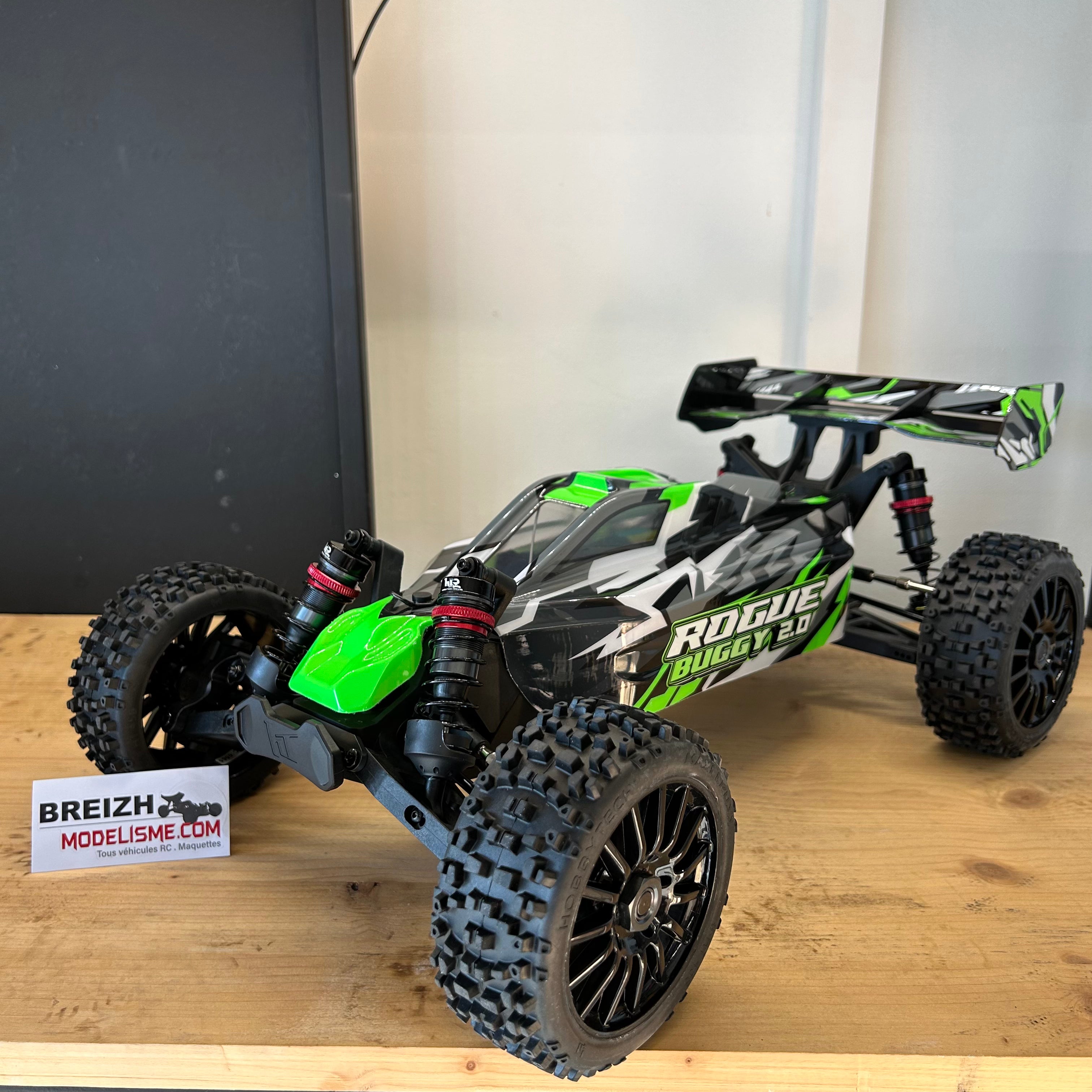 Rogue Buggy 2.0 1/8 Brushless verte version PACK