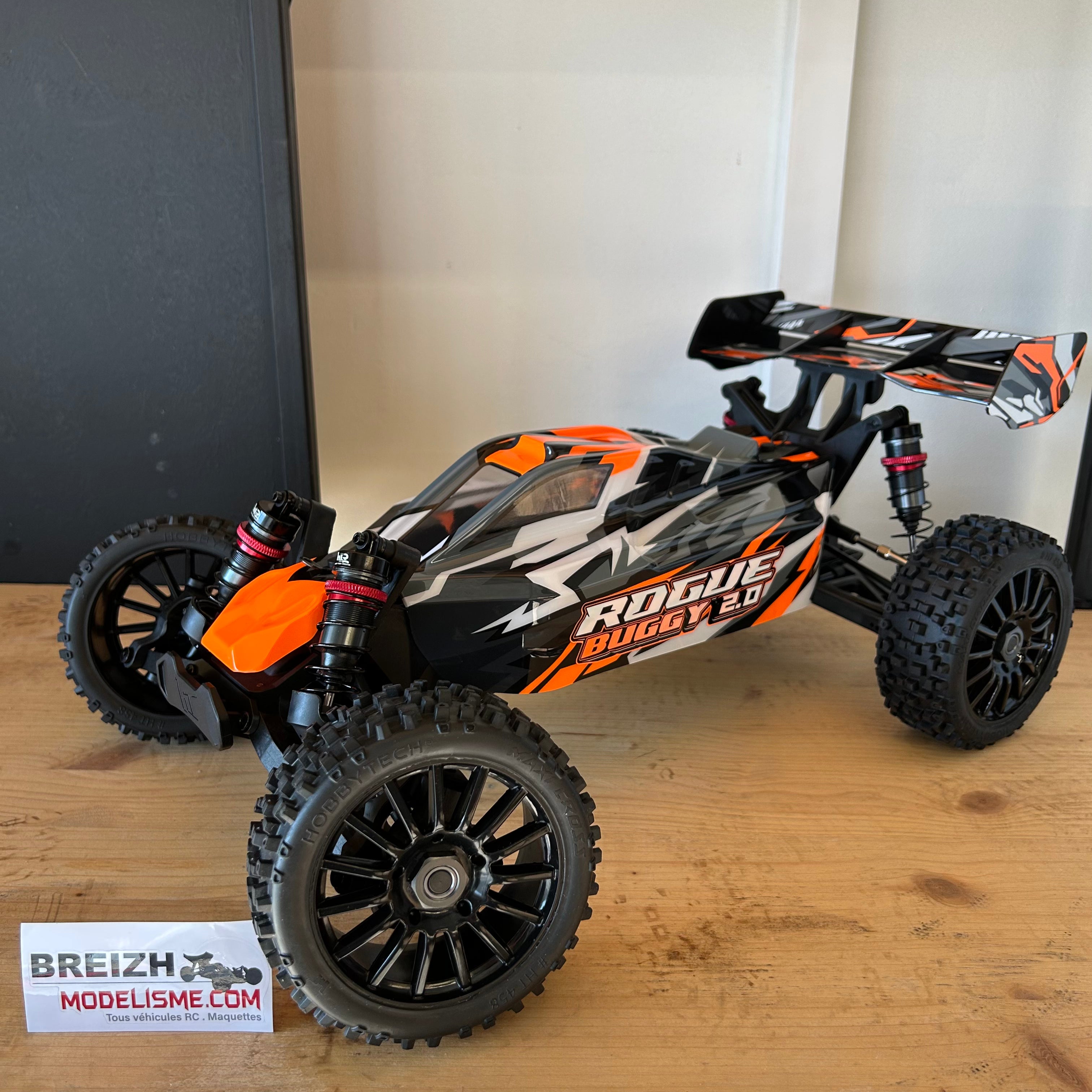 Rogue Buggy 2.0 1/8 Brushless orange version PACK 3S