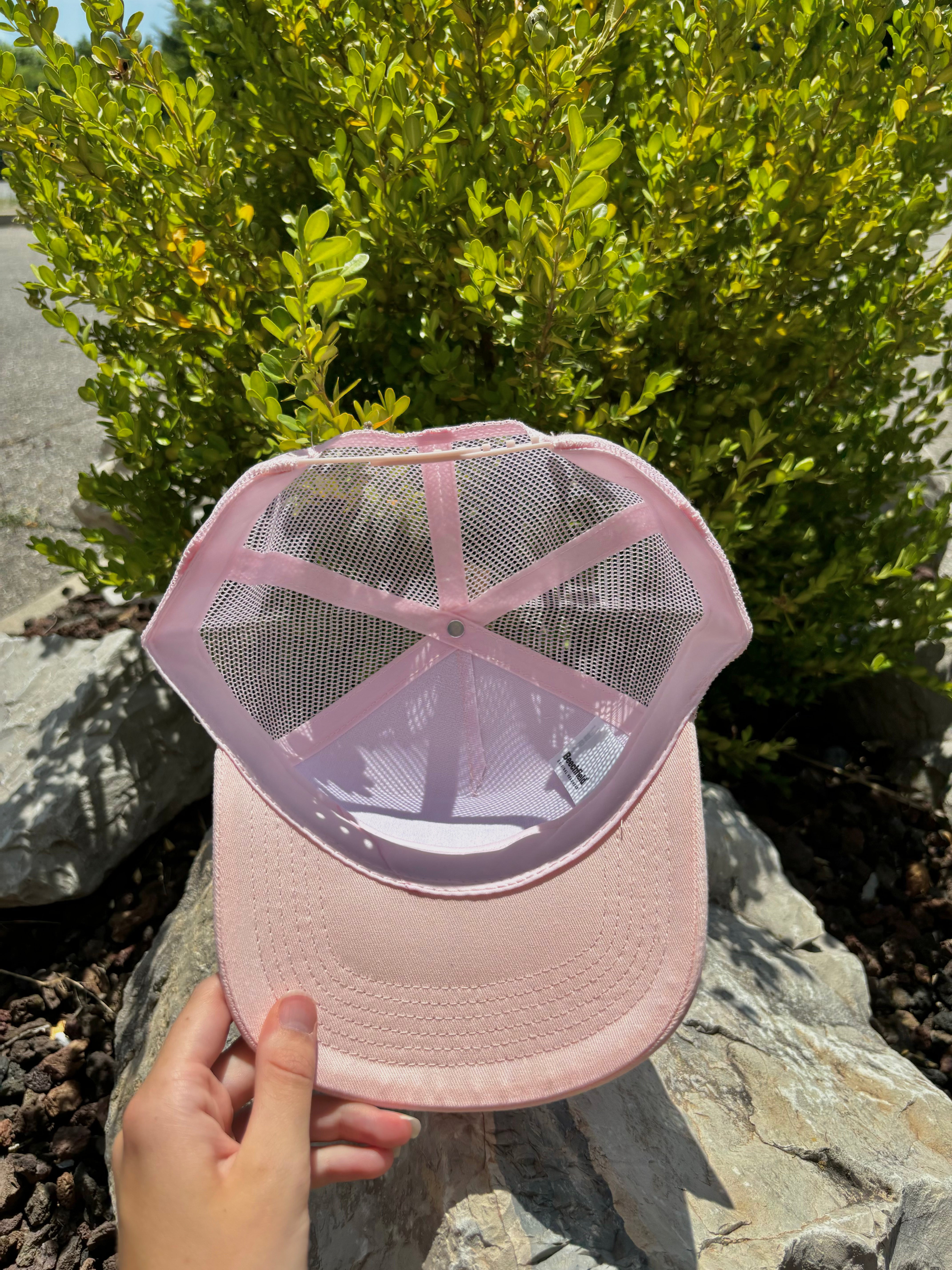 Casquette Breizh Modelisme trucker rose - Breizh Modélisme.