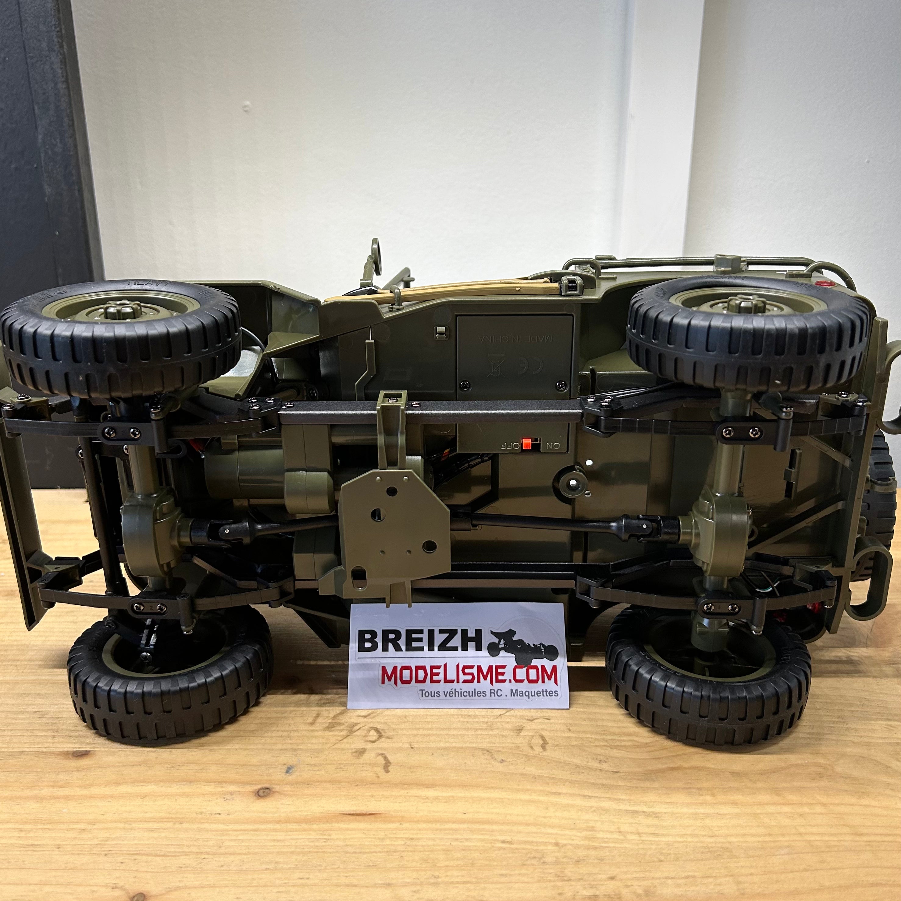 Jeep Willys radiocommandée E-Zee RC 1/10 4x4 - EZ-G2068