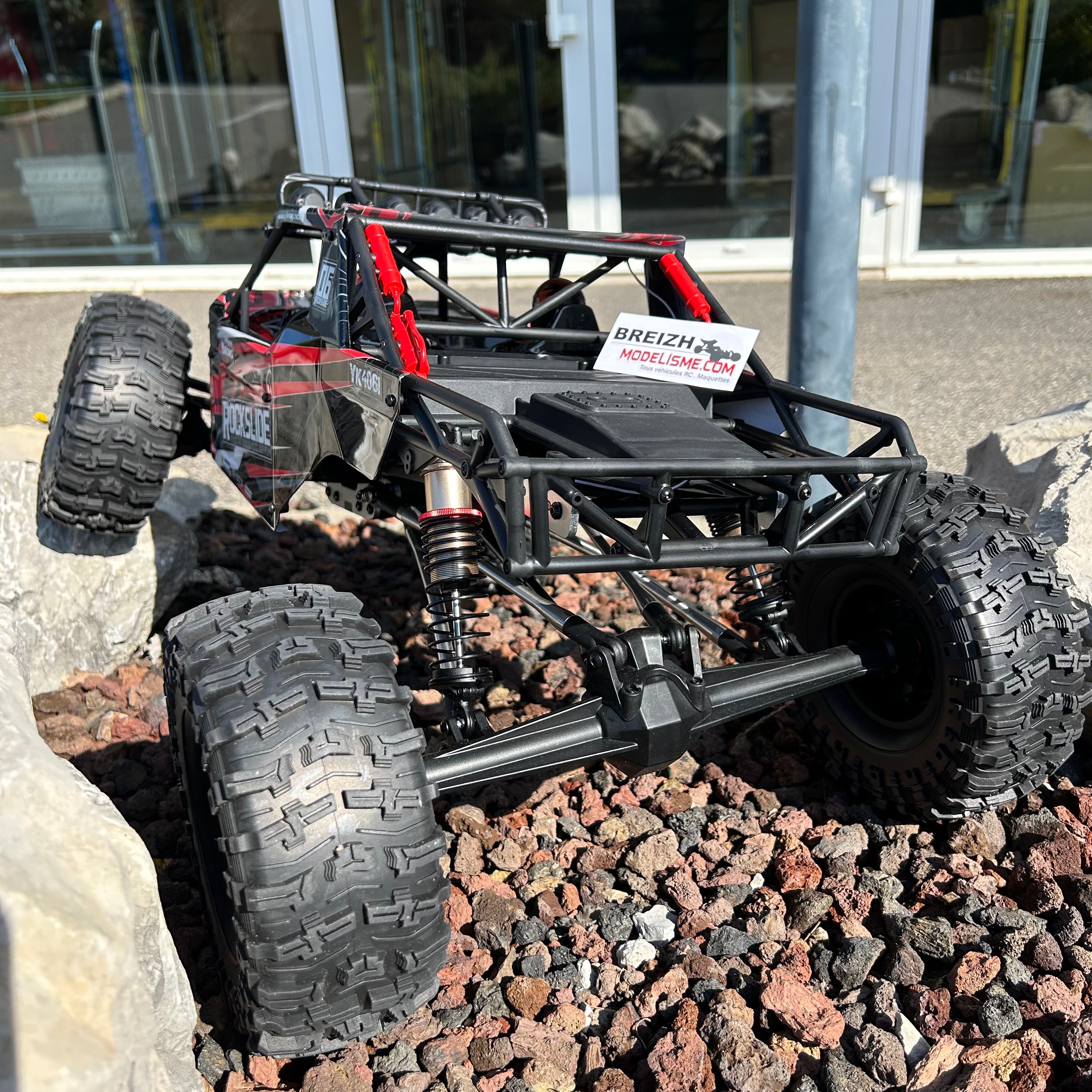 Crawler Yikong Rock Scale Slide 1/6 - YK4061 rouge