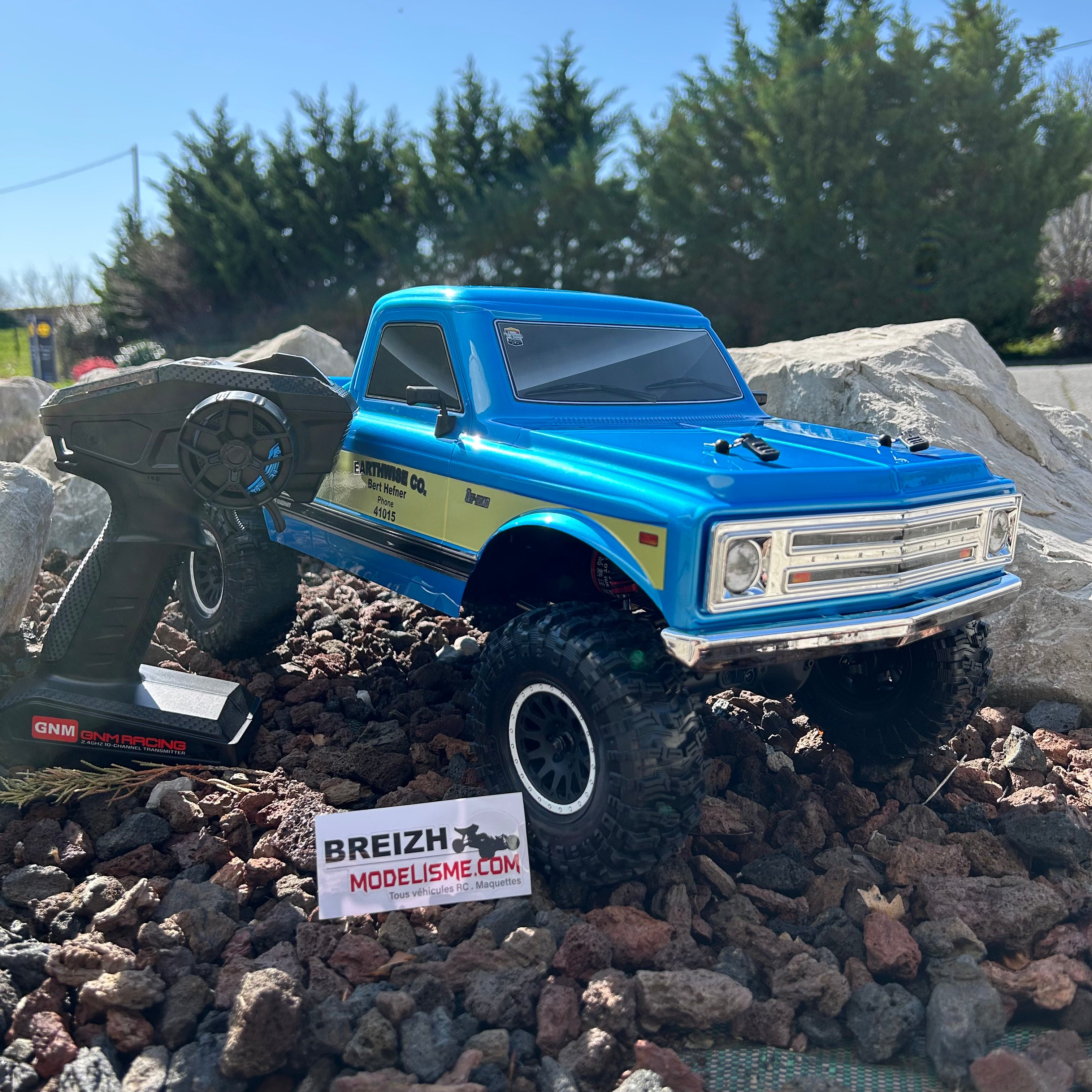 Crawler Yikong 41015 1/10 RTR bleu - YK41015A