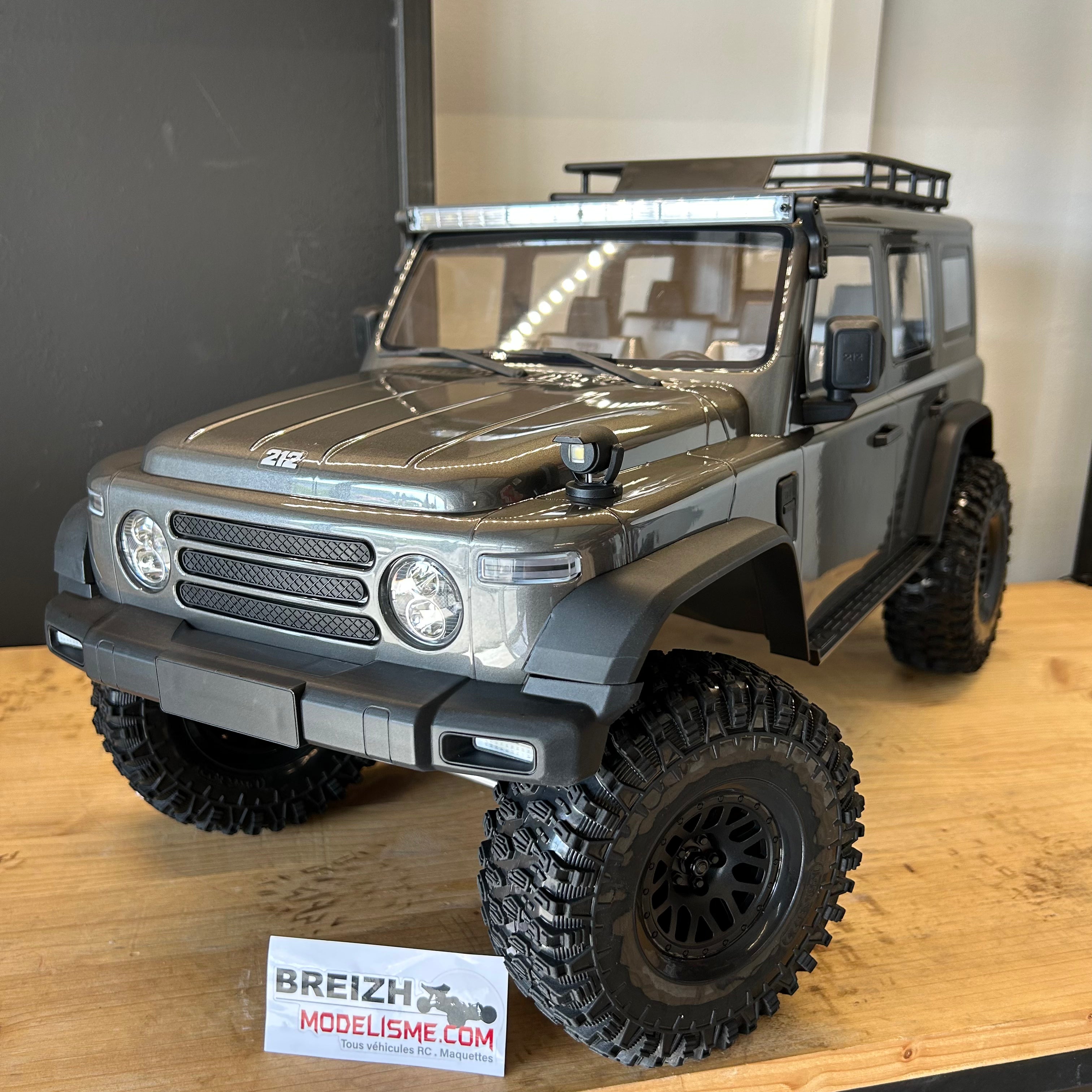 Crawler Yikong 1/8 4WD Gris YK4084