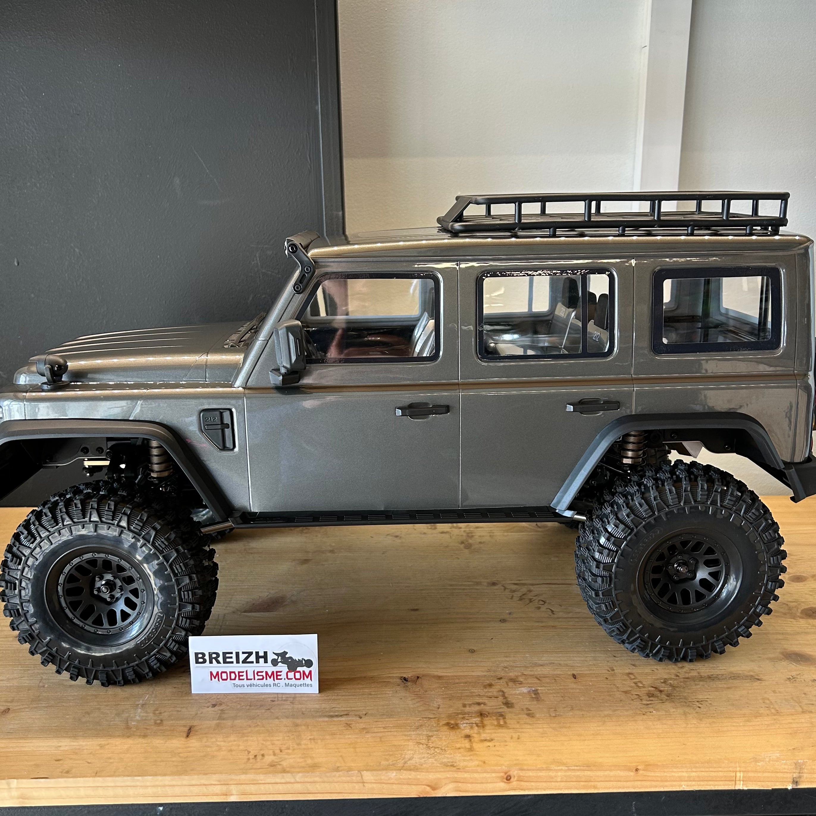 Crawler Yikong 1/8 4WD Gris YK4084