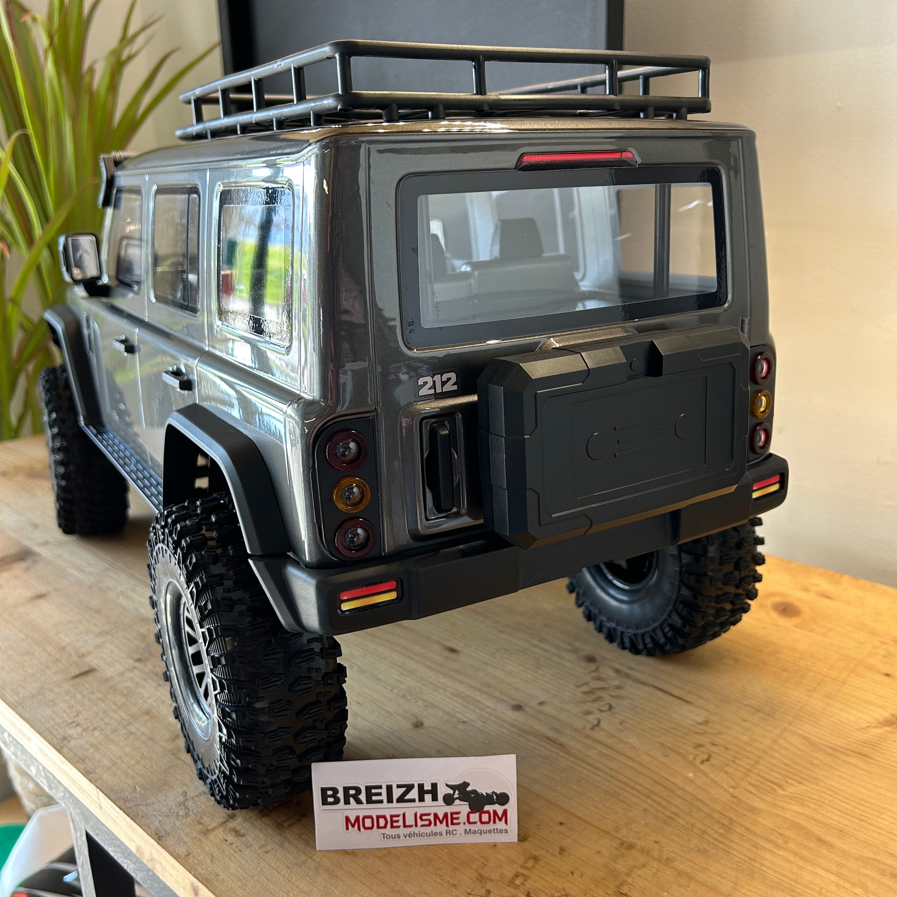 Crawler Yikong 1/8 4WD Gris YK4084