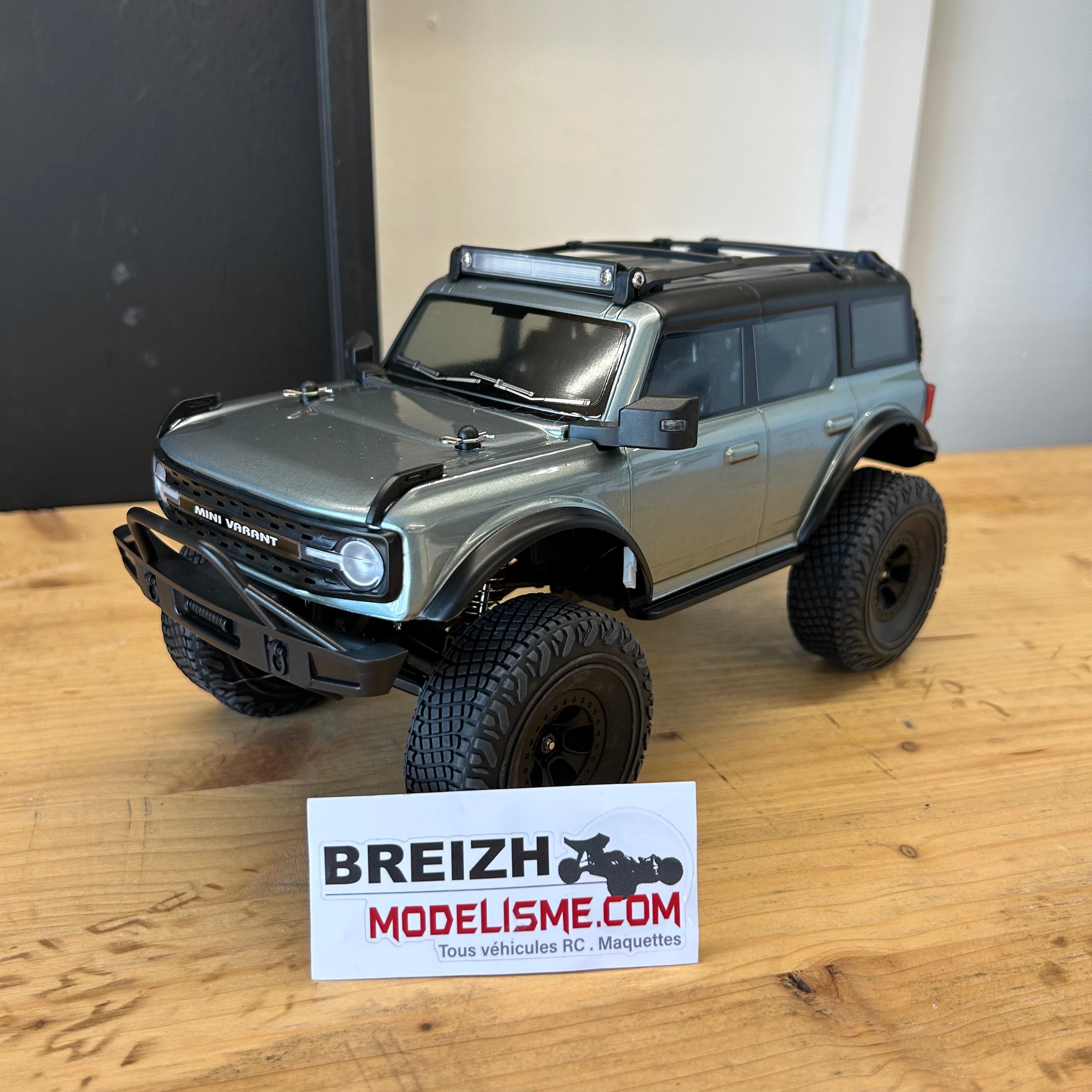 Mini Crawler RC Varant 1/18 Scale RTR gris DF models 3108