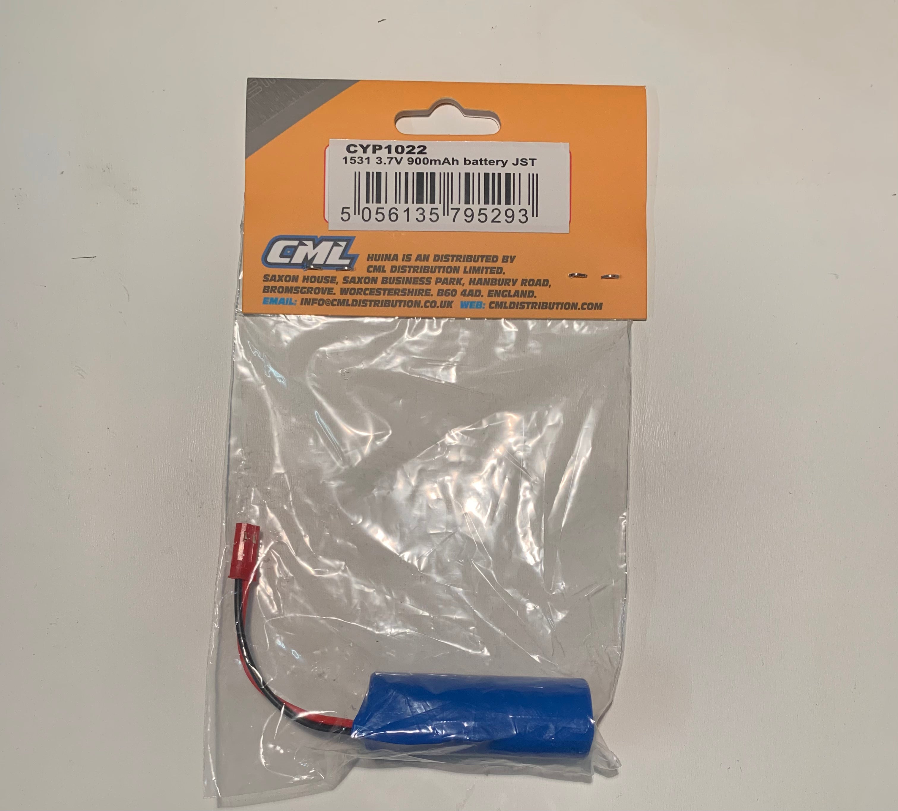 Batterie Huina 1531 3,7 V 900 mAh JST - CYP1022