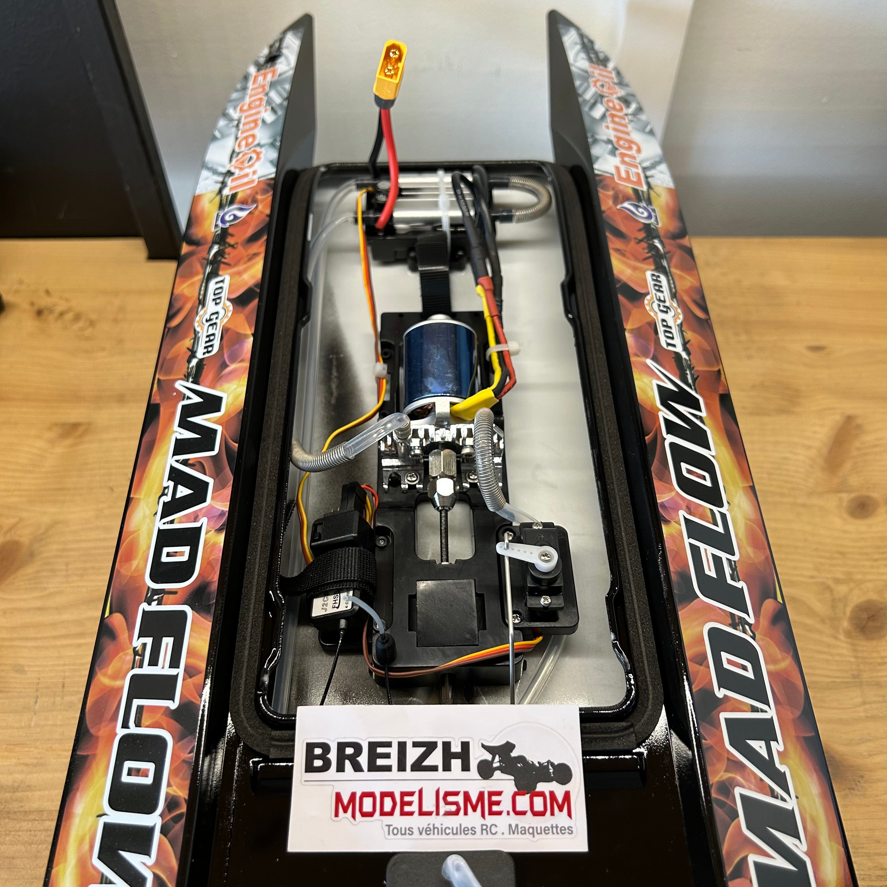 Bateau RC Joysway Mad Flow V3 F1 BL Brushless ARTR 55km/h - 8653V3ARTR
