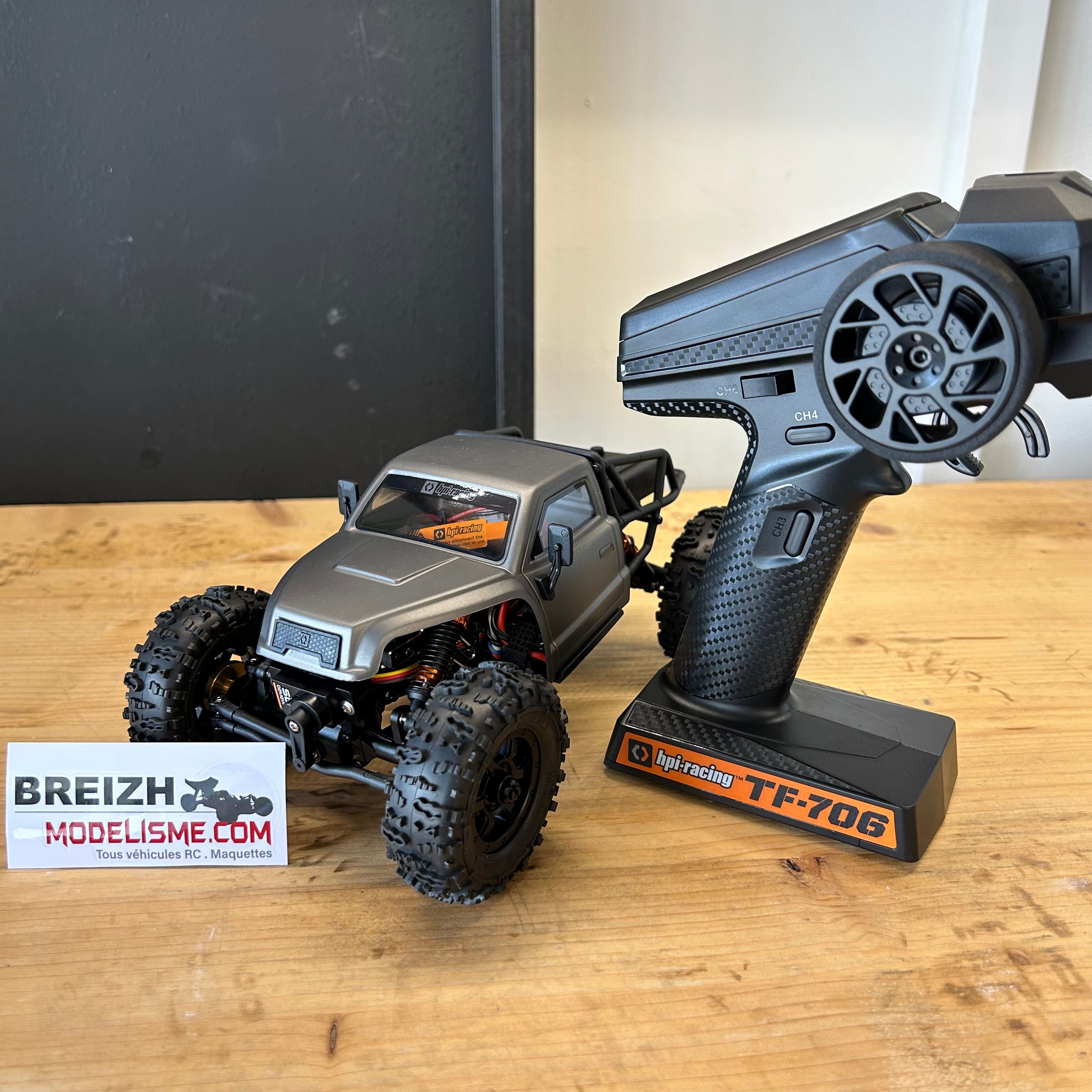 HPI Venture18 CC Flux Competition Crawler gris anthracite - 160808