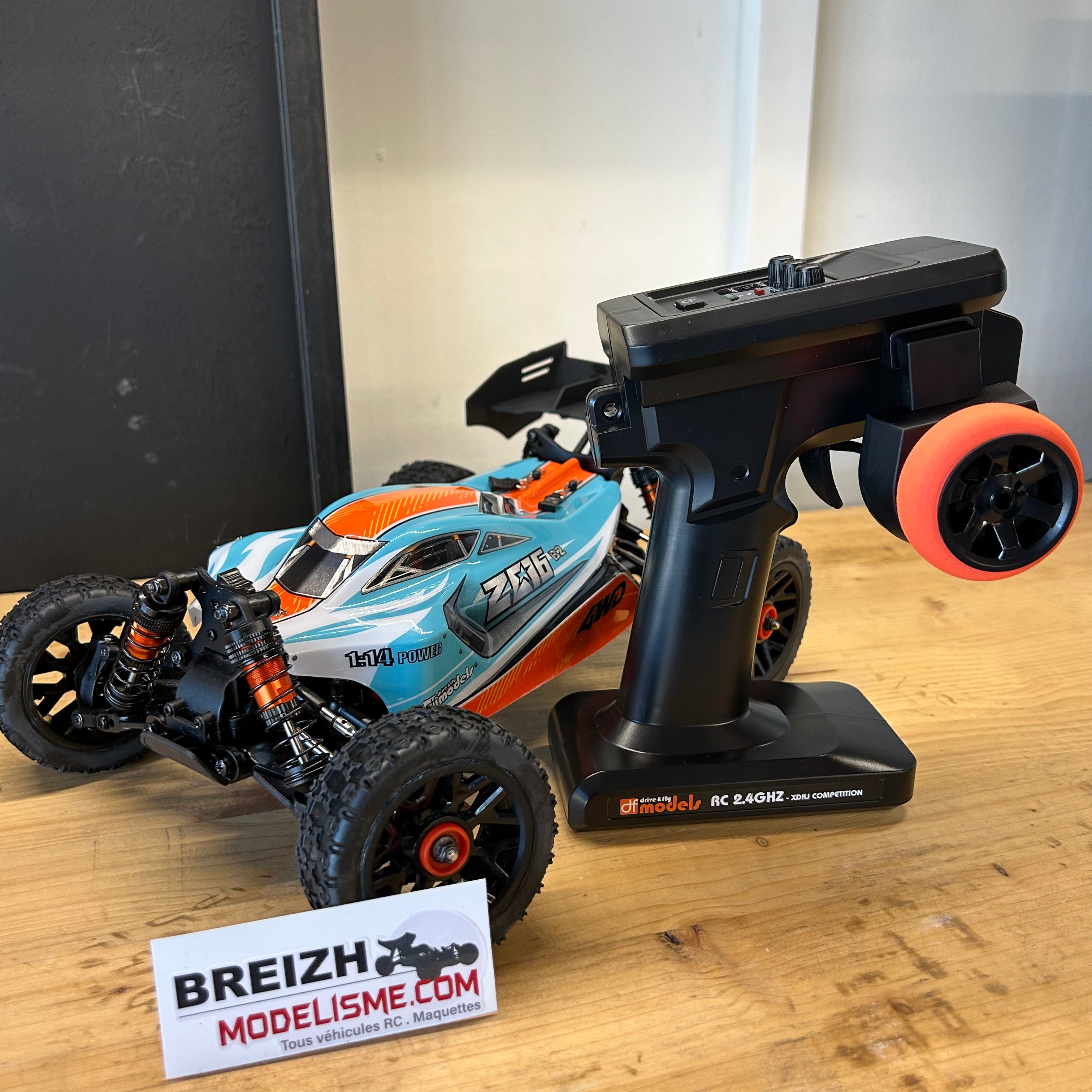 DF Models Buggy RC Z06 B2 RTR 1/14 - 60km/h 4WD - 3200