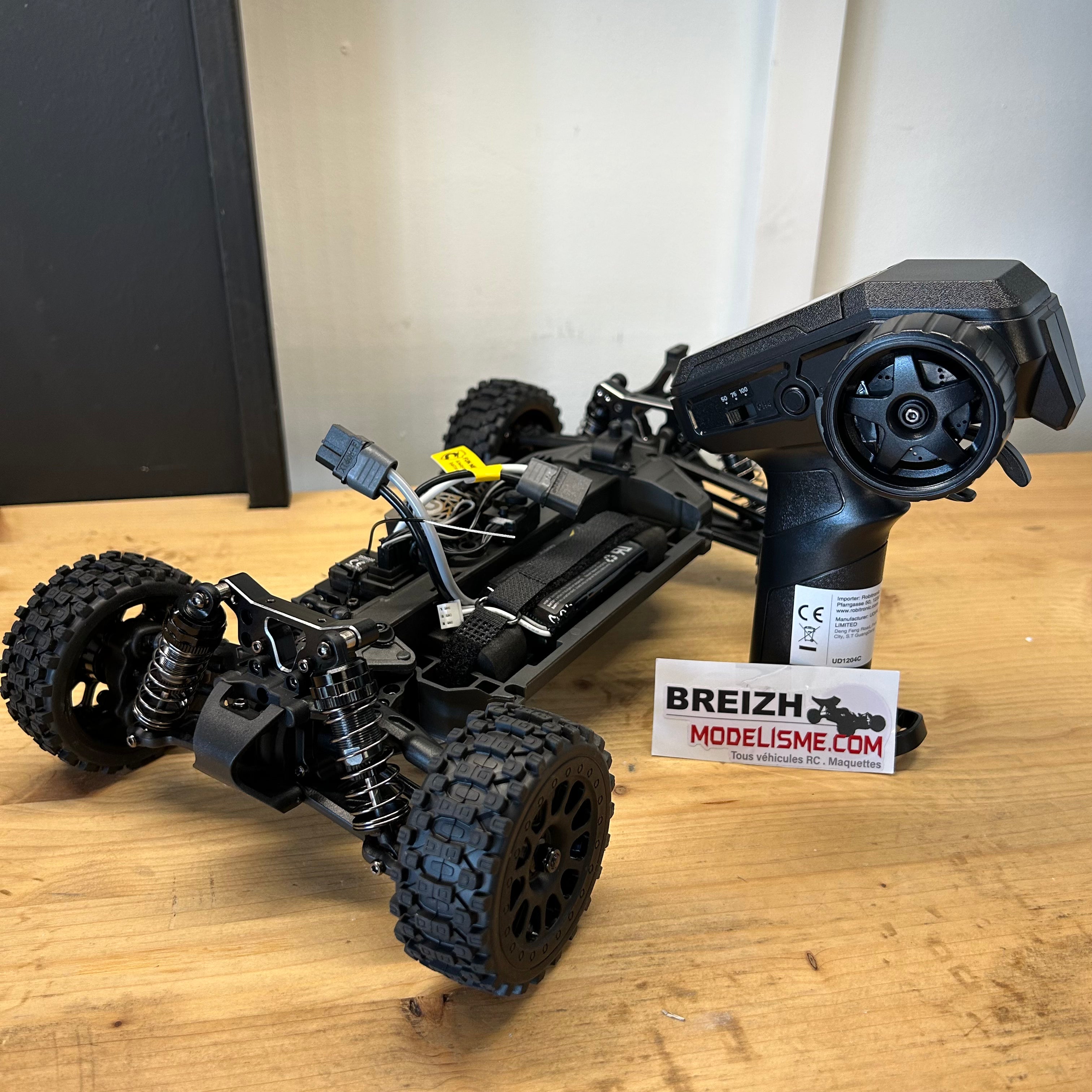 Buggy UDI RC Gleam 1/12 Brushless 55km/h RTR 4WD UD1204 fushia