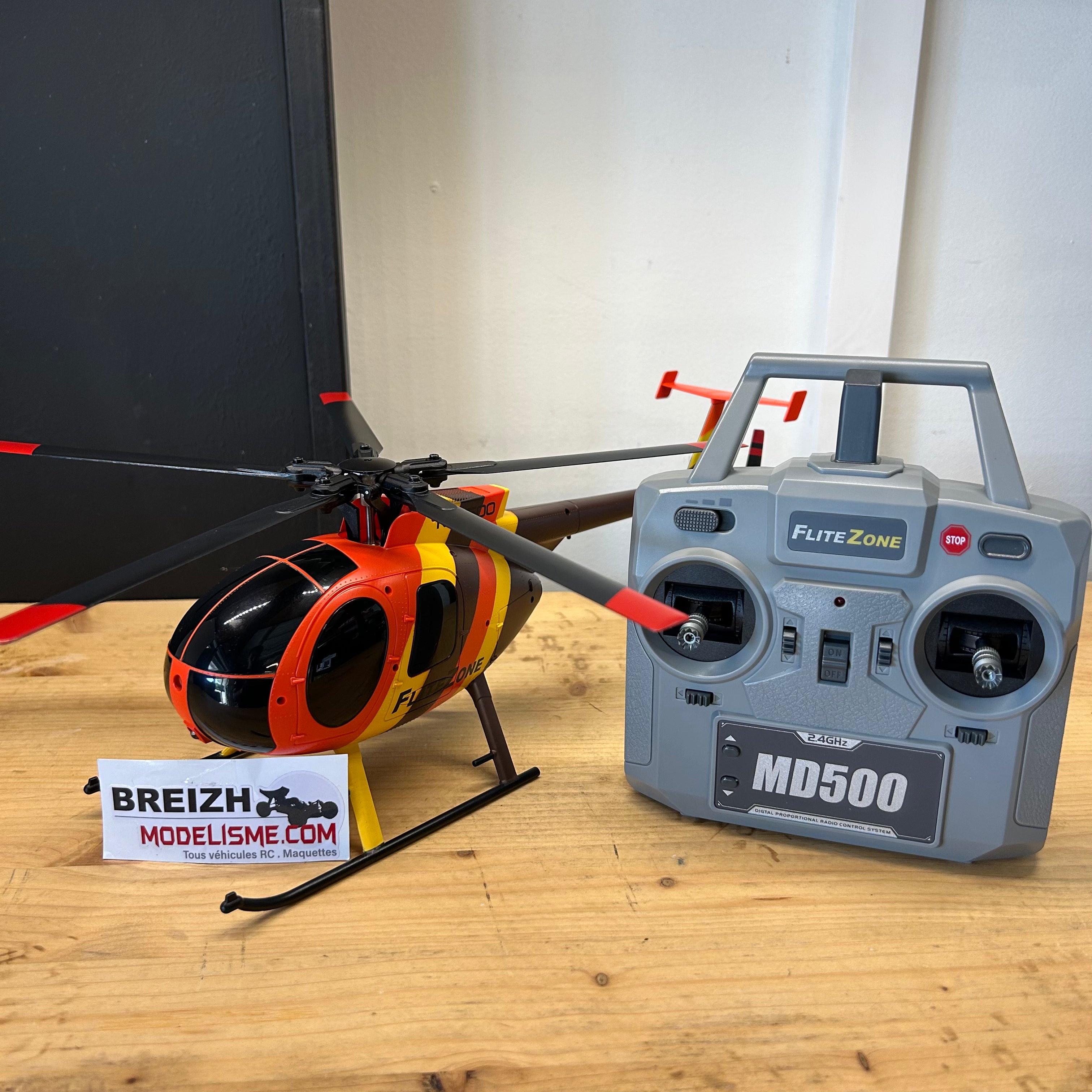 Hélicoptère Hughes MD500E brushless (Hawaii) RTF - 15960