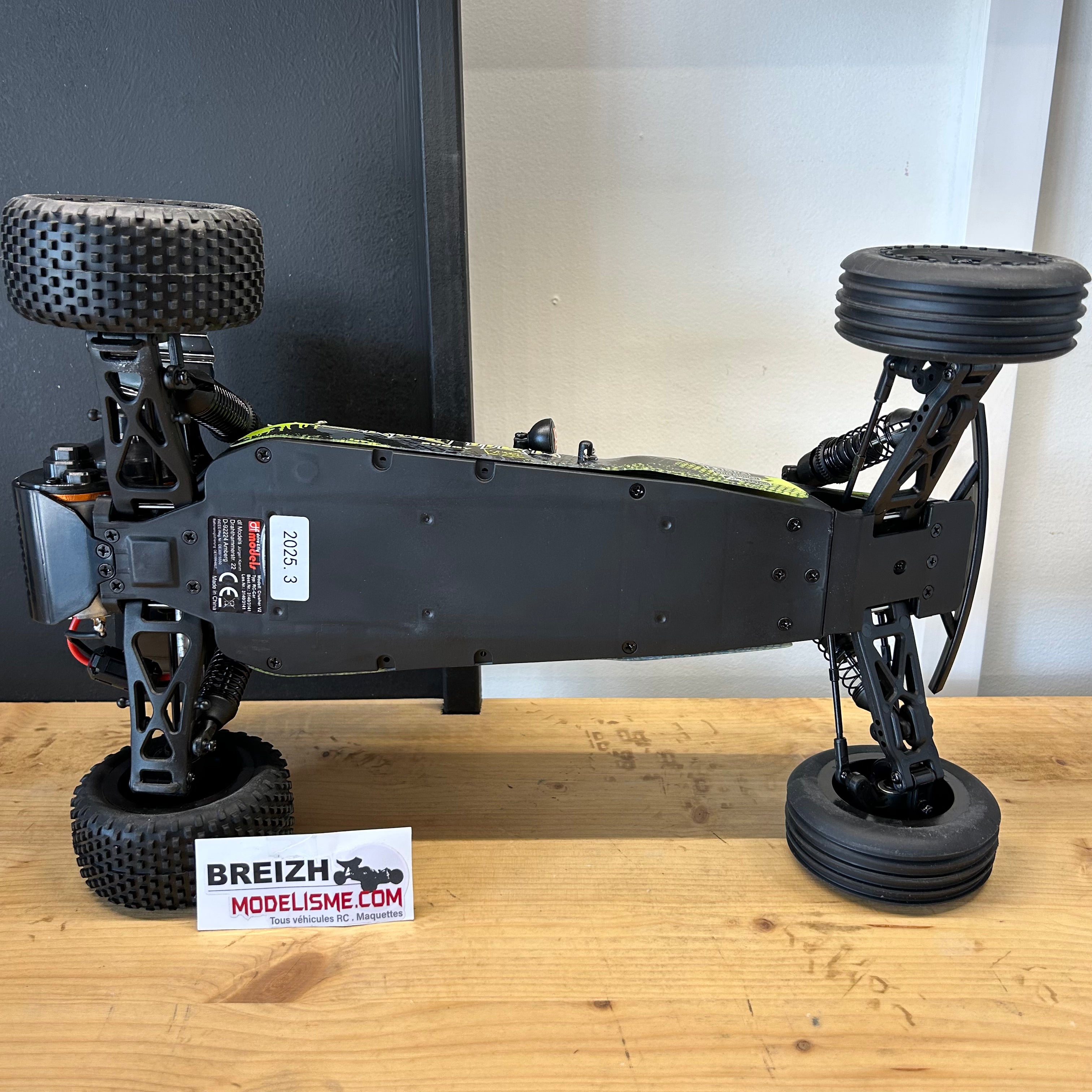 DF Models Buggy RC 1/10 Crusher V2 Race 2WD RTR 35km/h