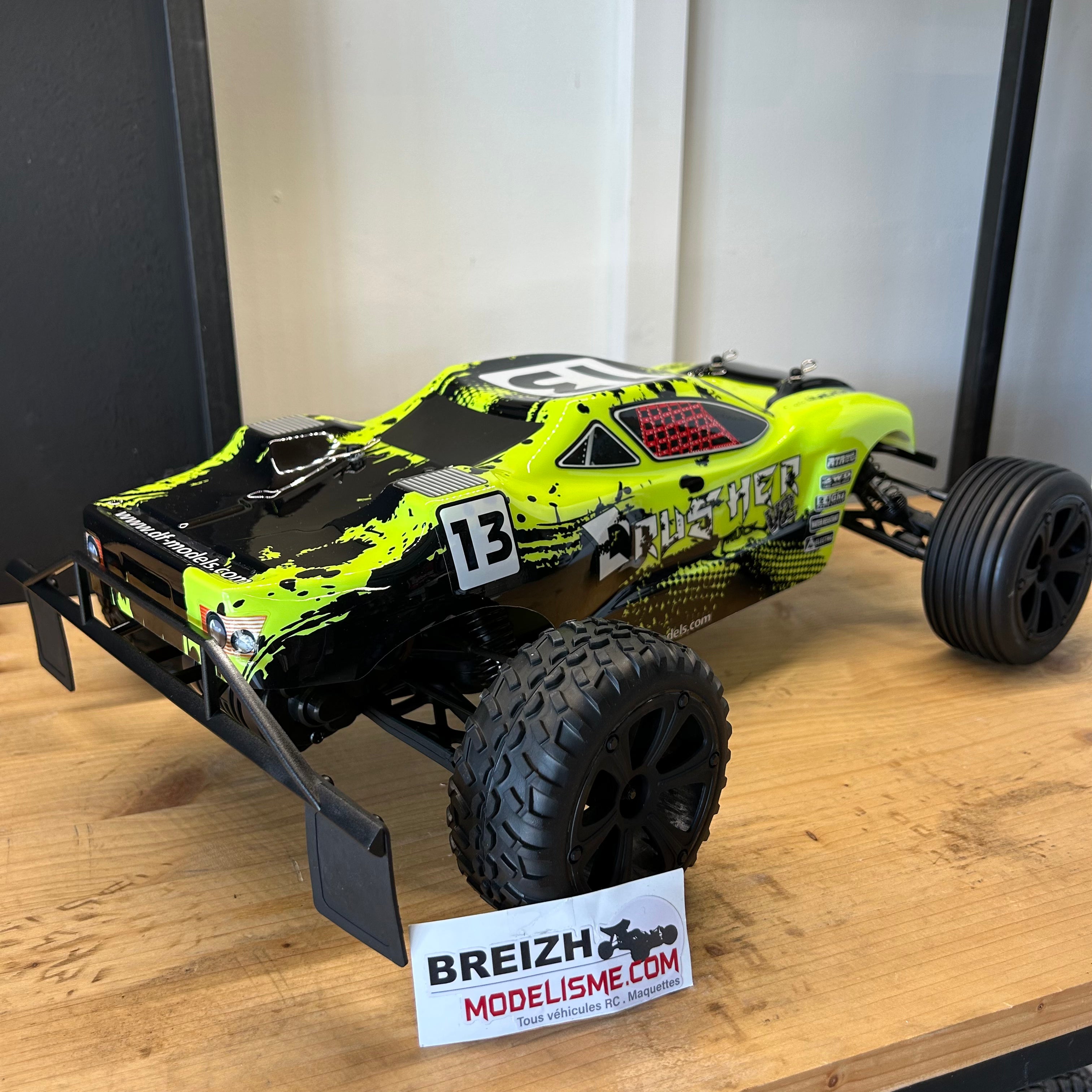 DF Models Truggy RC 1/10 Crusher V2 Race 2WD RTR 35km/h