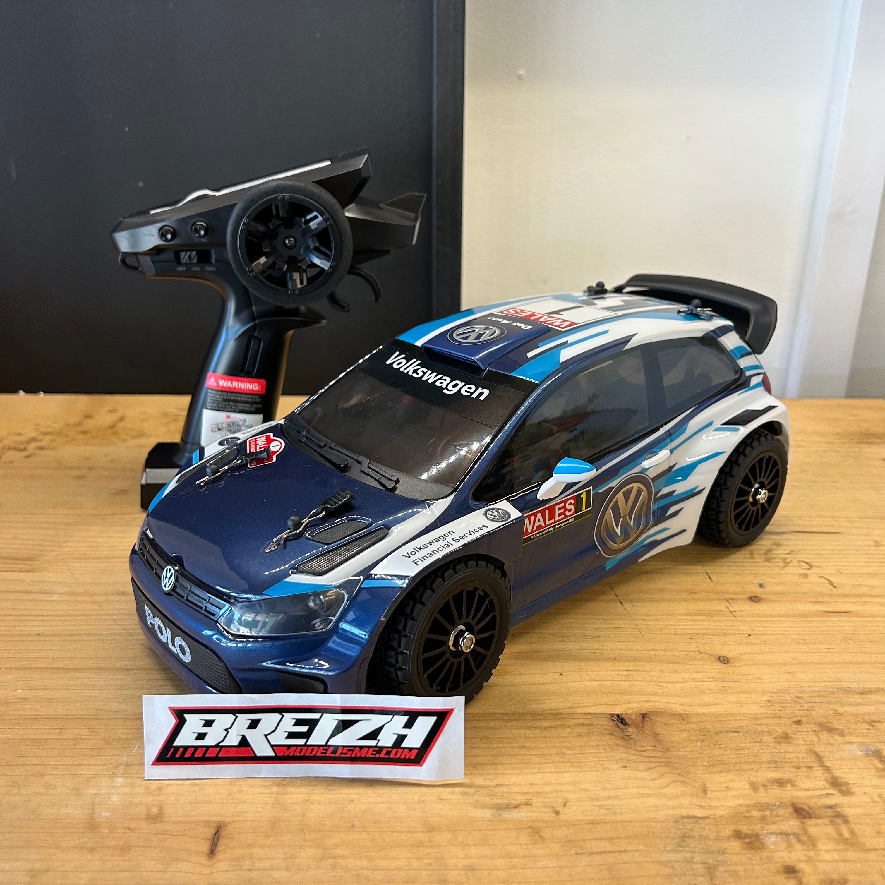 Voiture de rallye Volkswagen Polo R WRC 4WD RTR MJX Hyper GO 14304 1/14