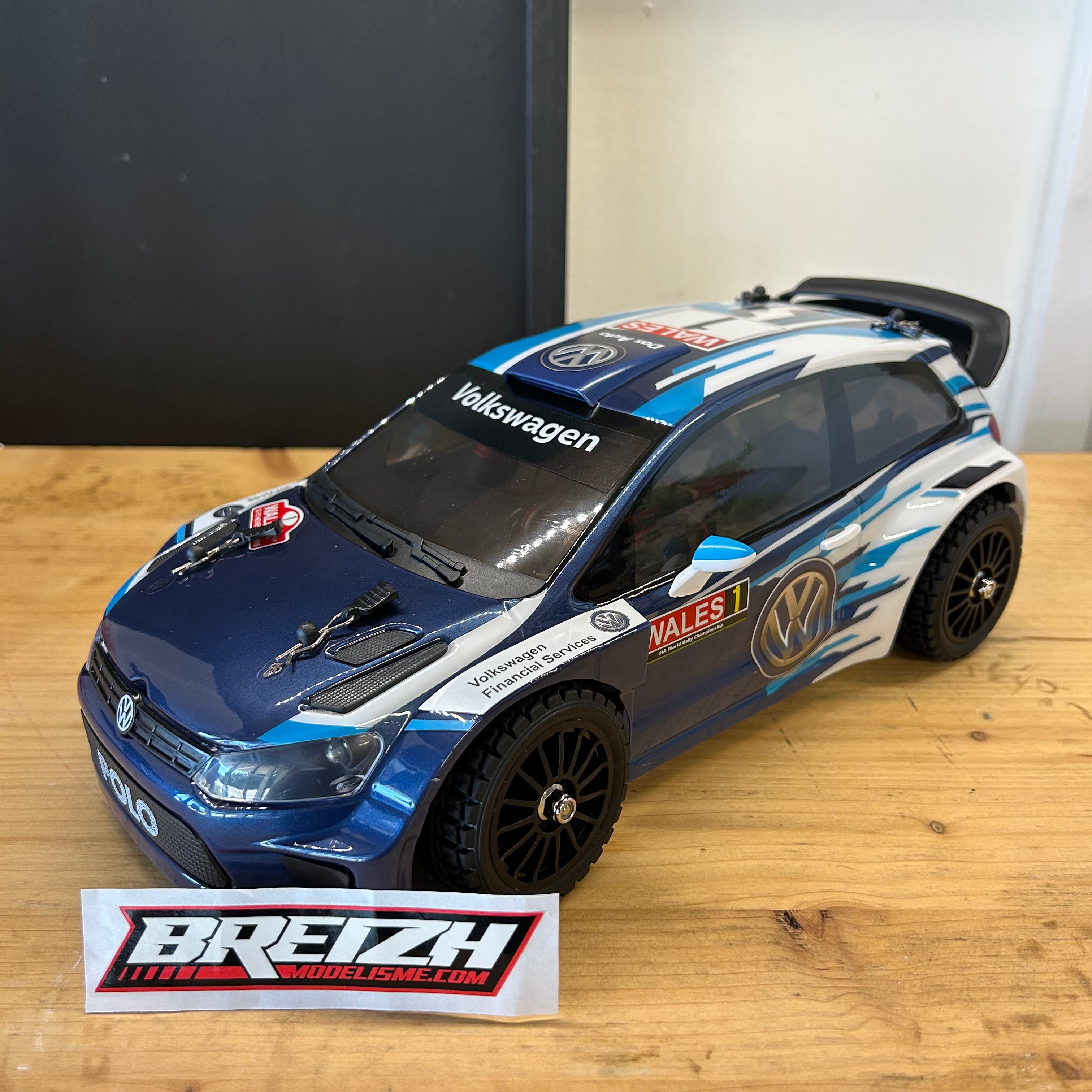 Voiture de rallye Volkswagen Polo R WRC 4WD RTR MJX Hyper GO 14304 1/14