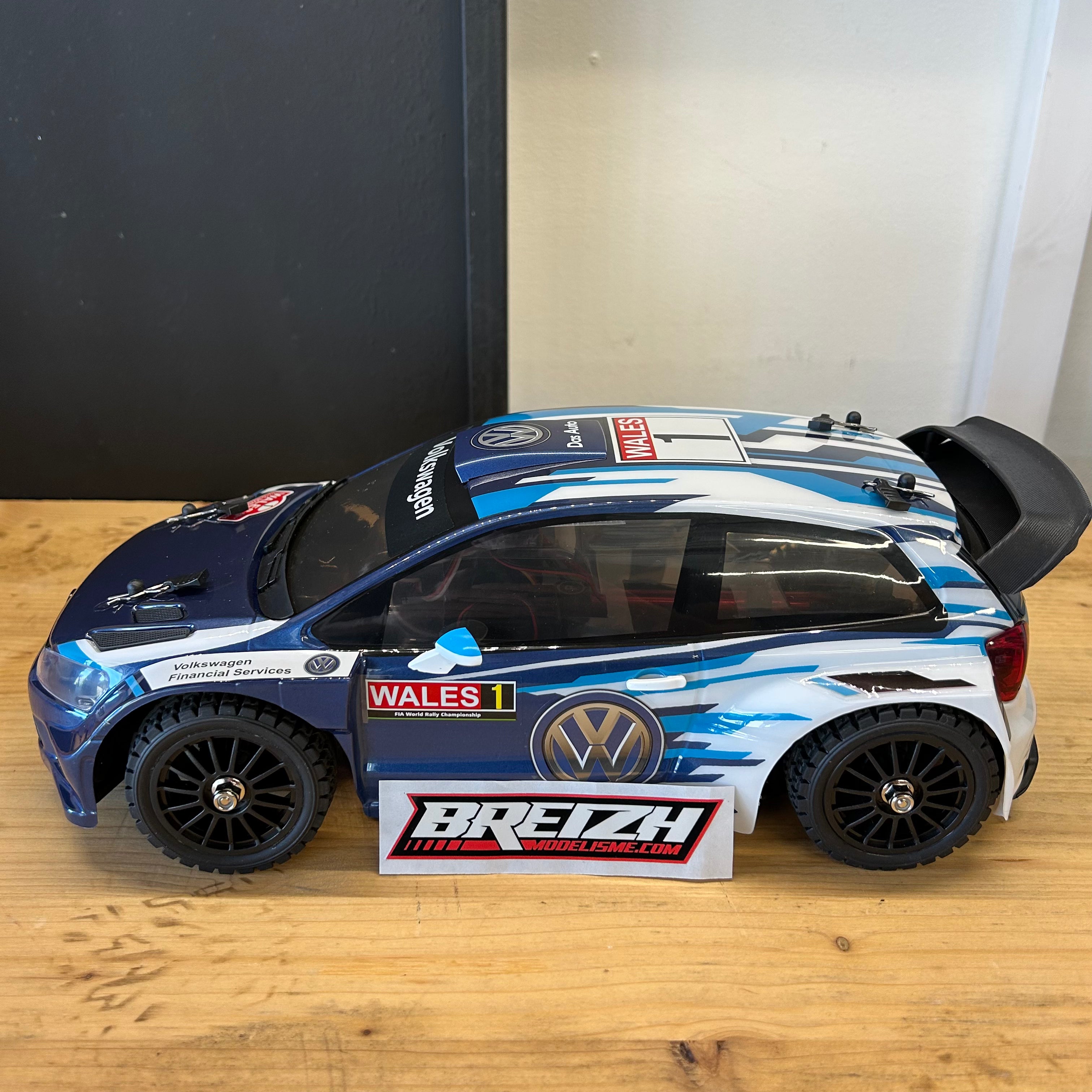 Voiture de rallye Volkswagen Polo R WRC 4WD RTR MJX Hyper GO 14304 1/14